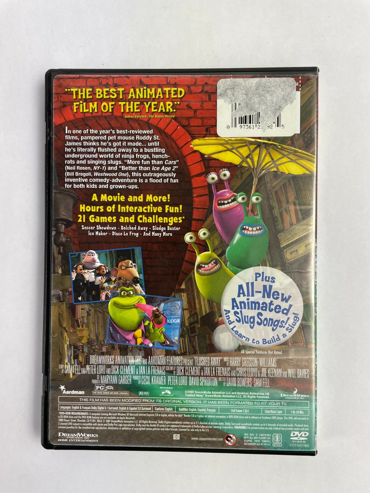 Flushed Away From the creators of Shrek DVD Movies
