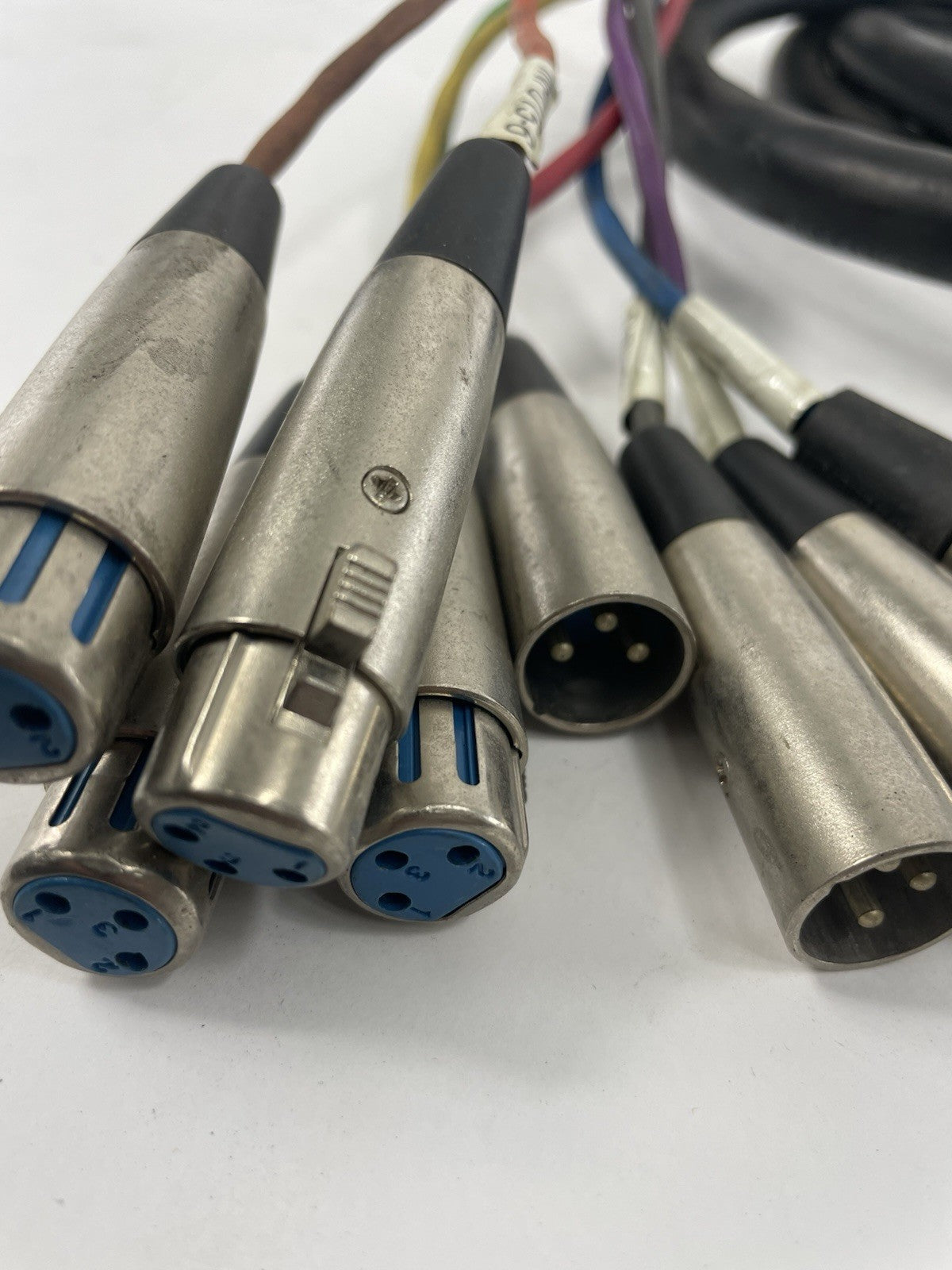 Wexler DB25 25-pin Analog D-Sub to 8 XLR3M Male FEMALE Breakout Snake 8 channel