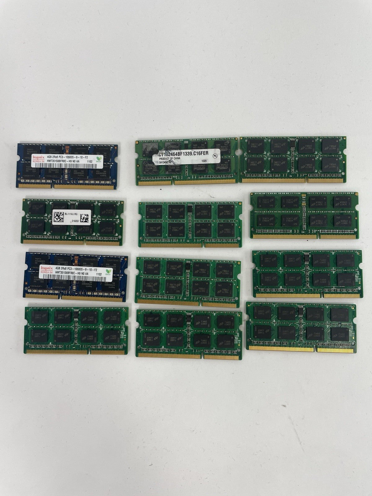 Lot 12 Crucial 4GB DDR3L 1333 SODIMM Apple iMac MacBook Laptop RAM