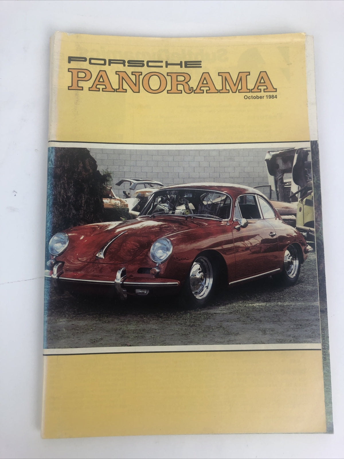 Porsche Panorama Magazine - October 1984 - A Real Carrera - Water In 914 - VGC