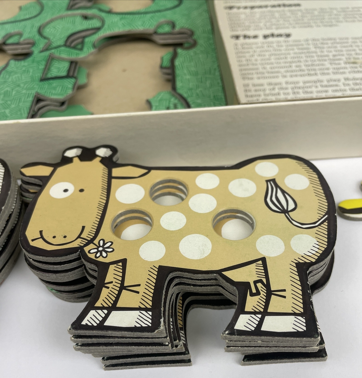Vintage Rare Parker Holey Cow ! Game 1970 For the Small Fry / Kids Board Game
