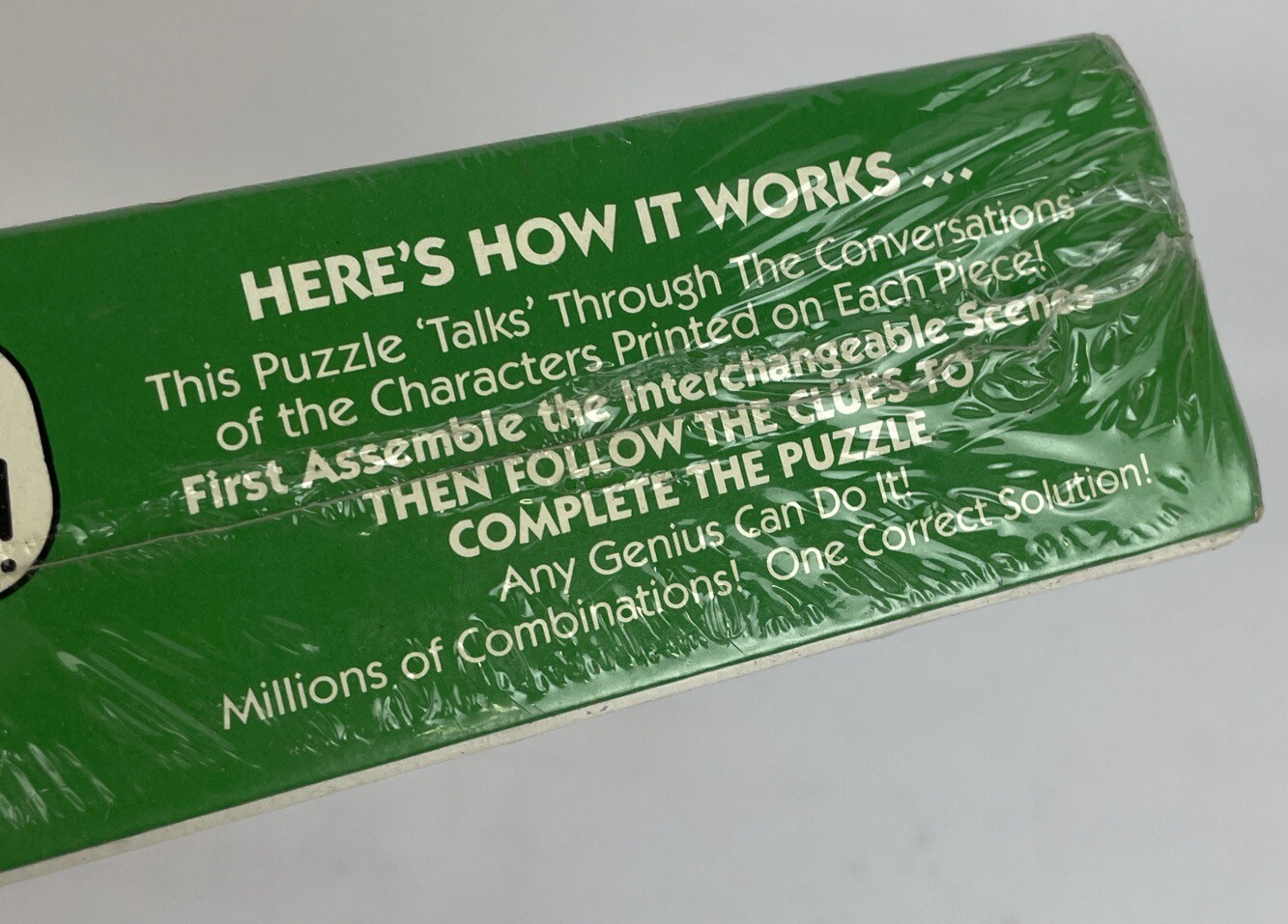 Talking Jigsaw Puzzle The Fitness Center 560 Pieces Two Sided 1991 Buffalo PZZL