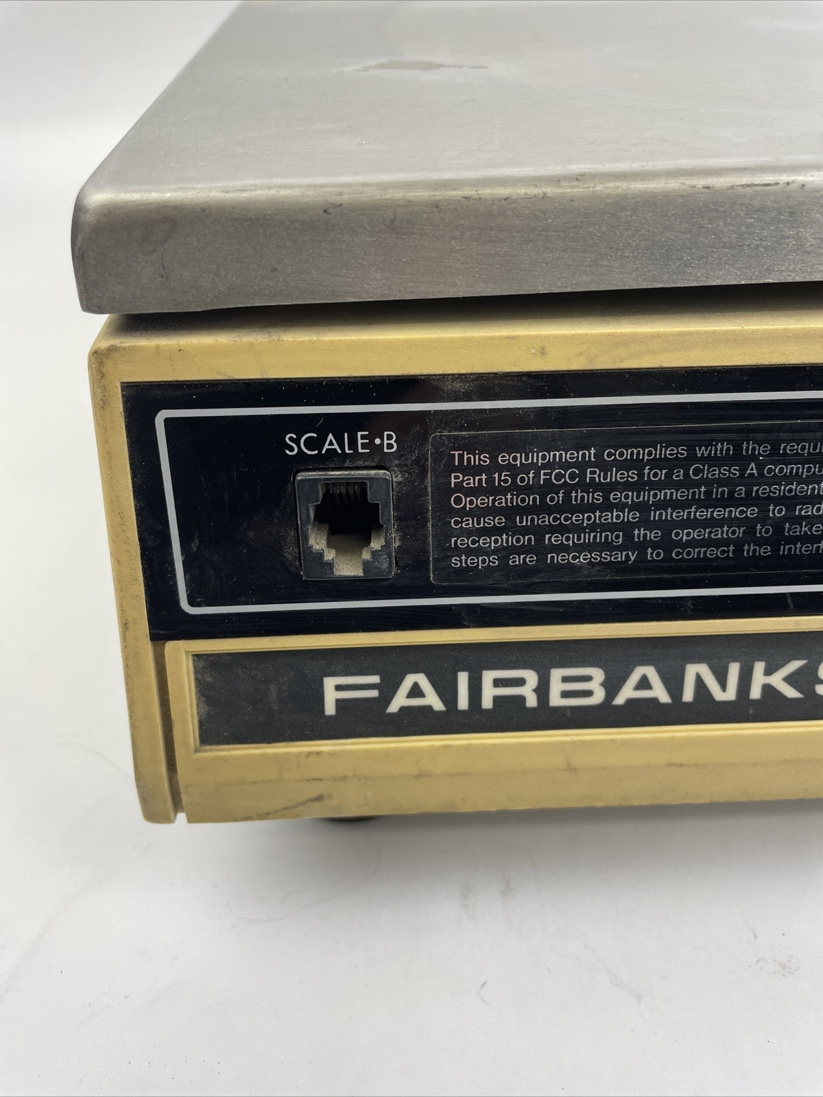 Fairbanks Electronic Counting Scale Model 45-7015 Nominal Capacity 100 x .05 lbs