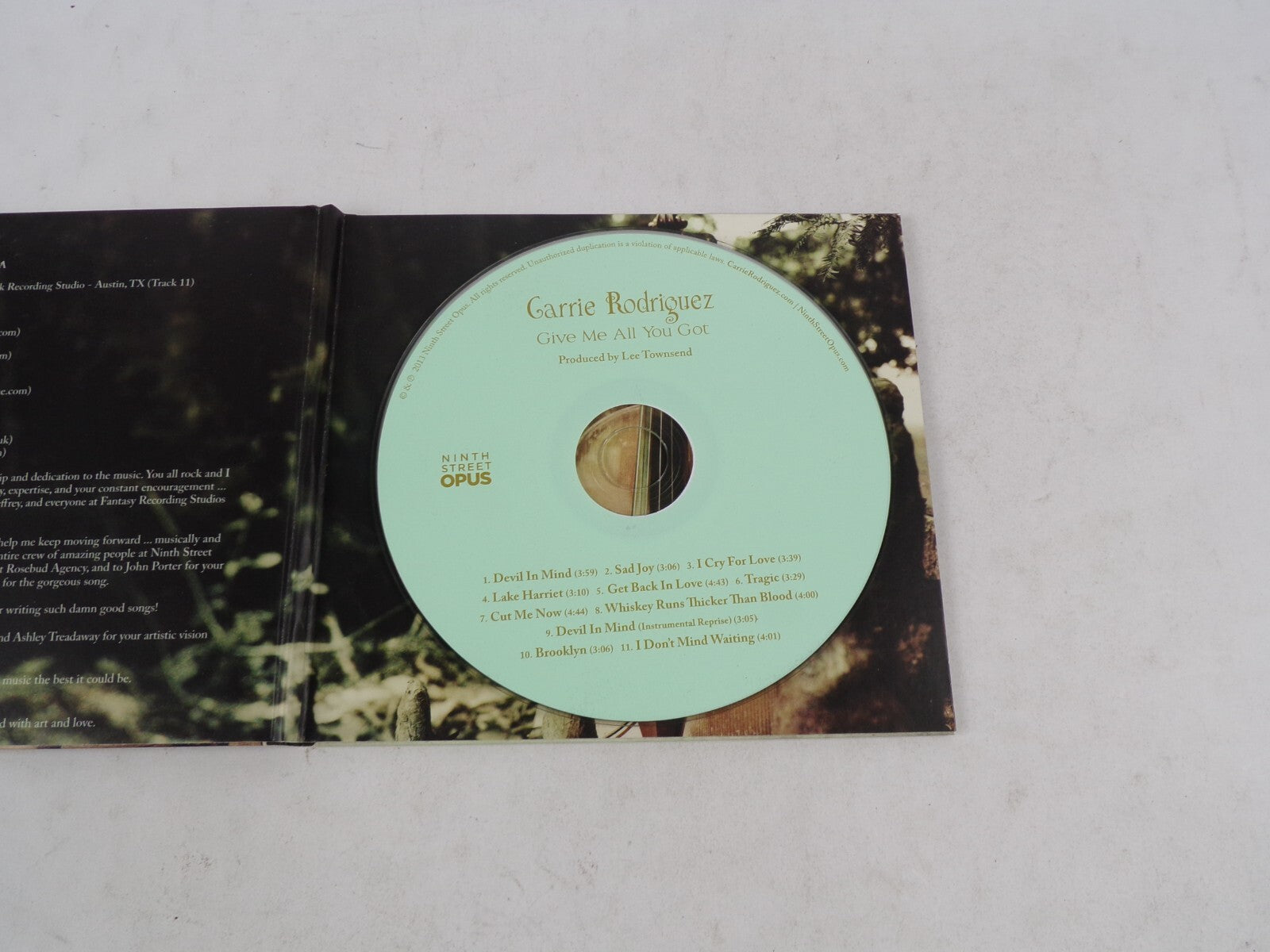 Carrie Rodriguez Give Me All You Got Devil In Mind Sad Joy I Cry For Love CD#58