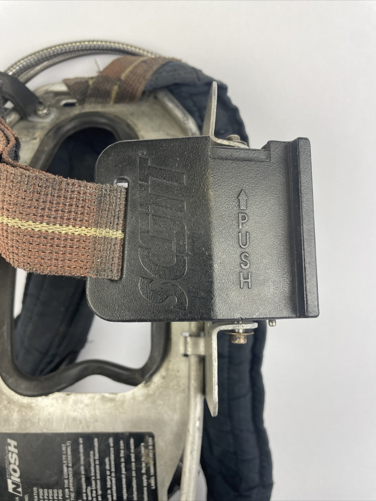 SCOTT SAFETY 4.5 4500 SCBA Air Pack Harness EZ-Flow Air Pak Plus with Sensor   f