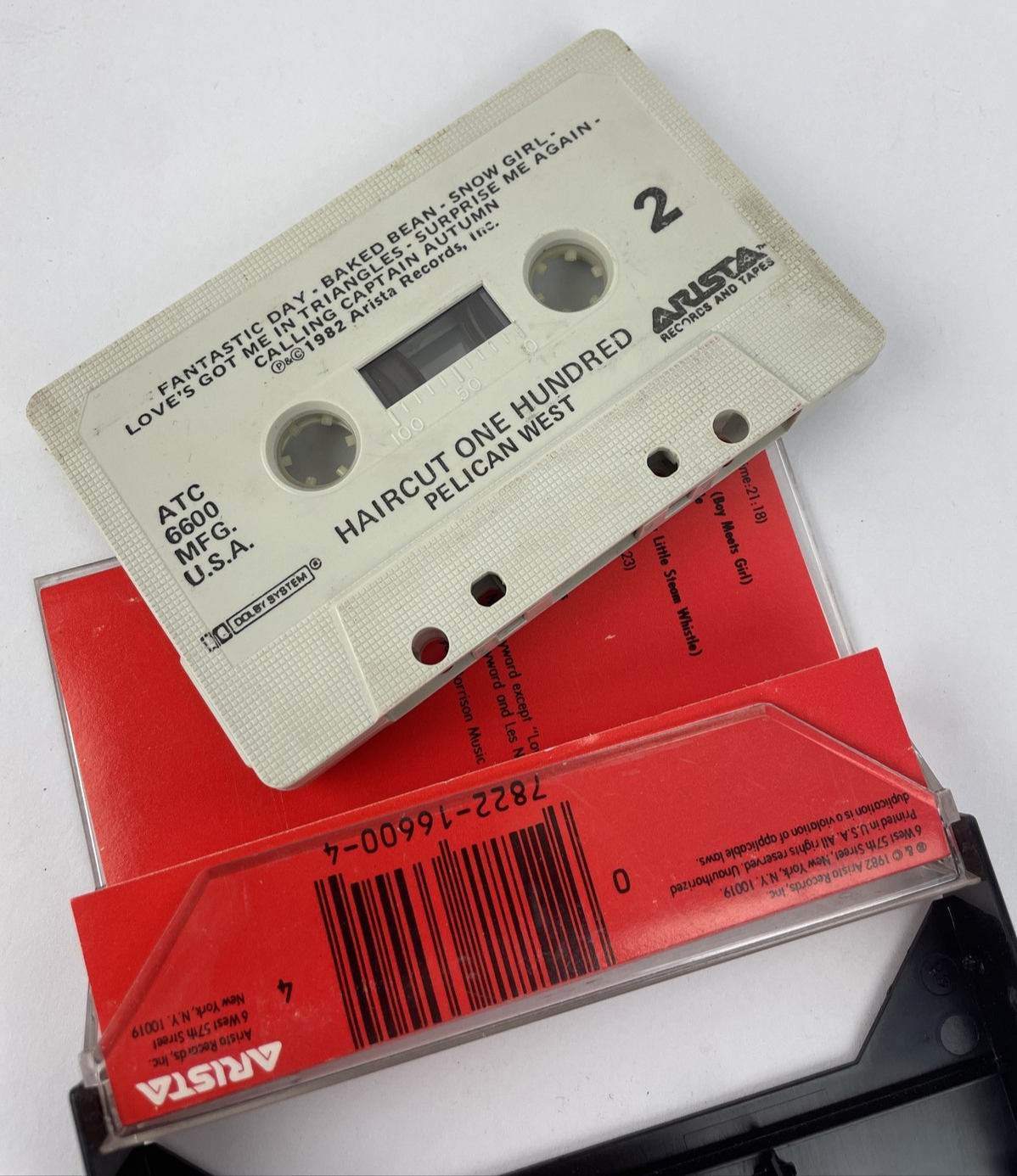 Haircut One Hundred Pelican West Cassette Tape Arista 1982 Love Plus One ATC6600