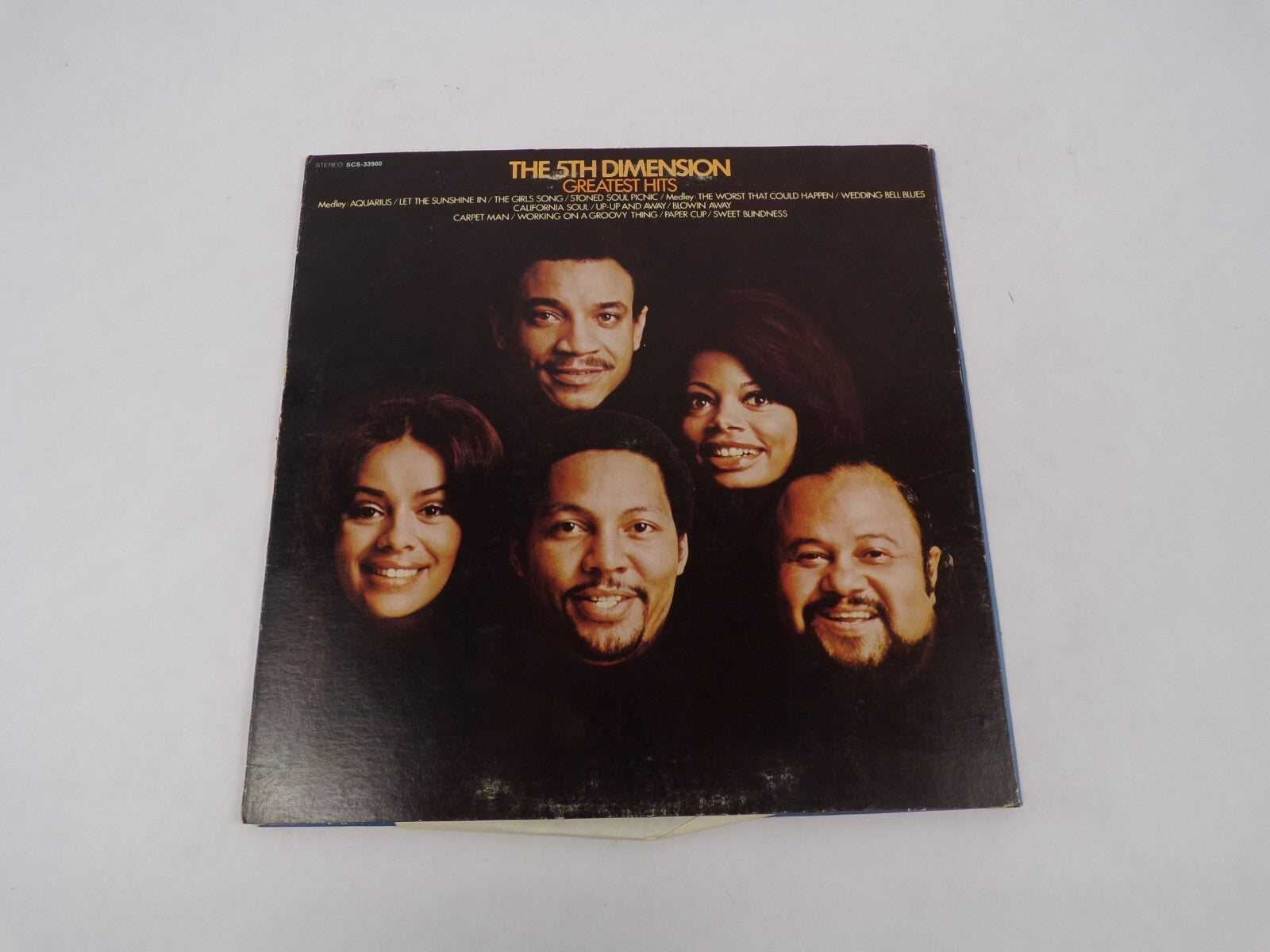 The 5th Dimension Greatest Hits Sweet Blindness Carpet Man Vinyl Record
