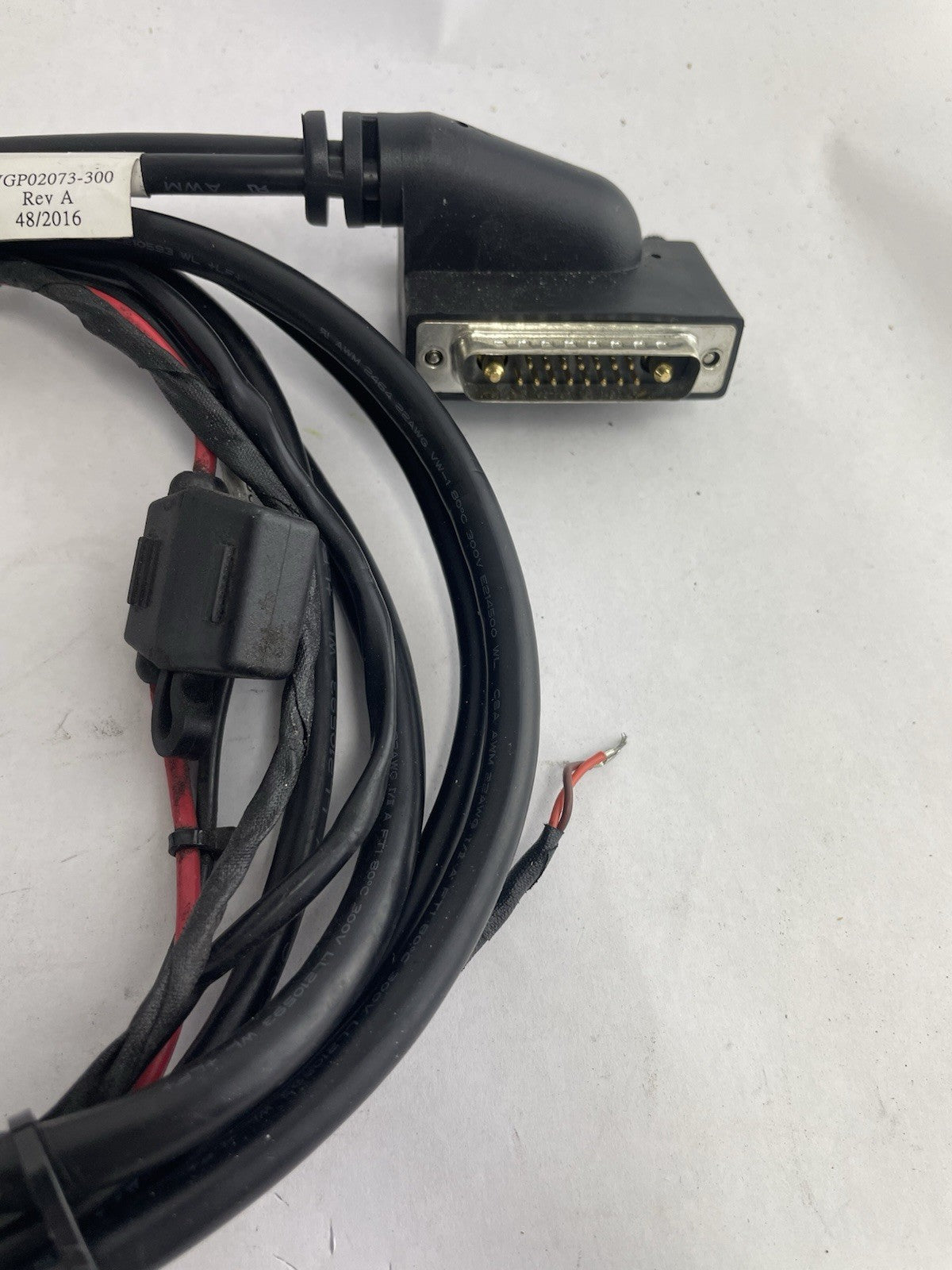 WatchGuard WGP02073-300-TT Power Harness for 4RE In-Vehicle Video Recording 6"