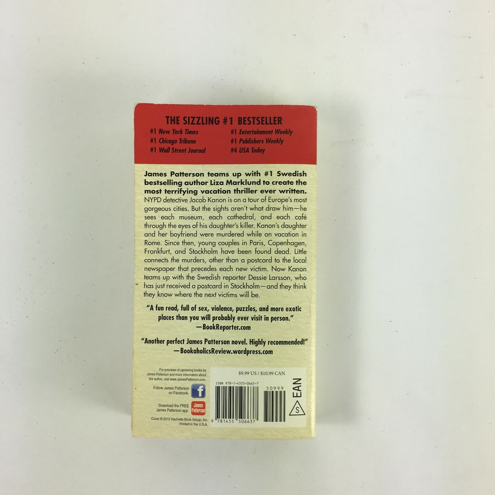 James Patterson The Postcard Killers LizaMarklund The Scariest Vacation Thriller