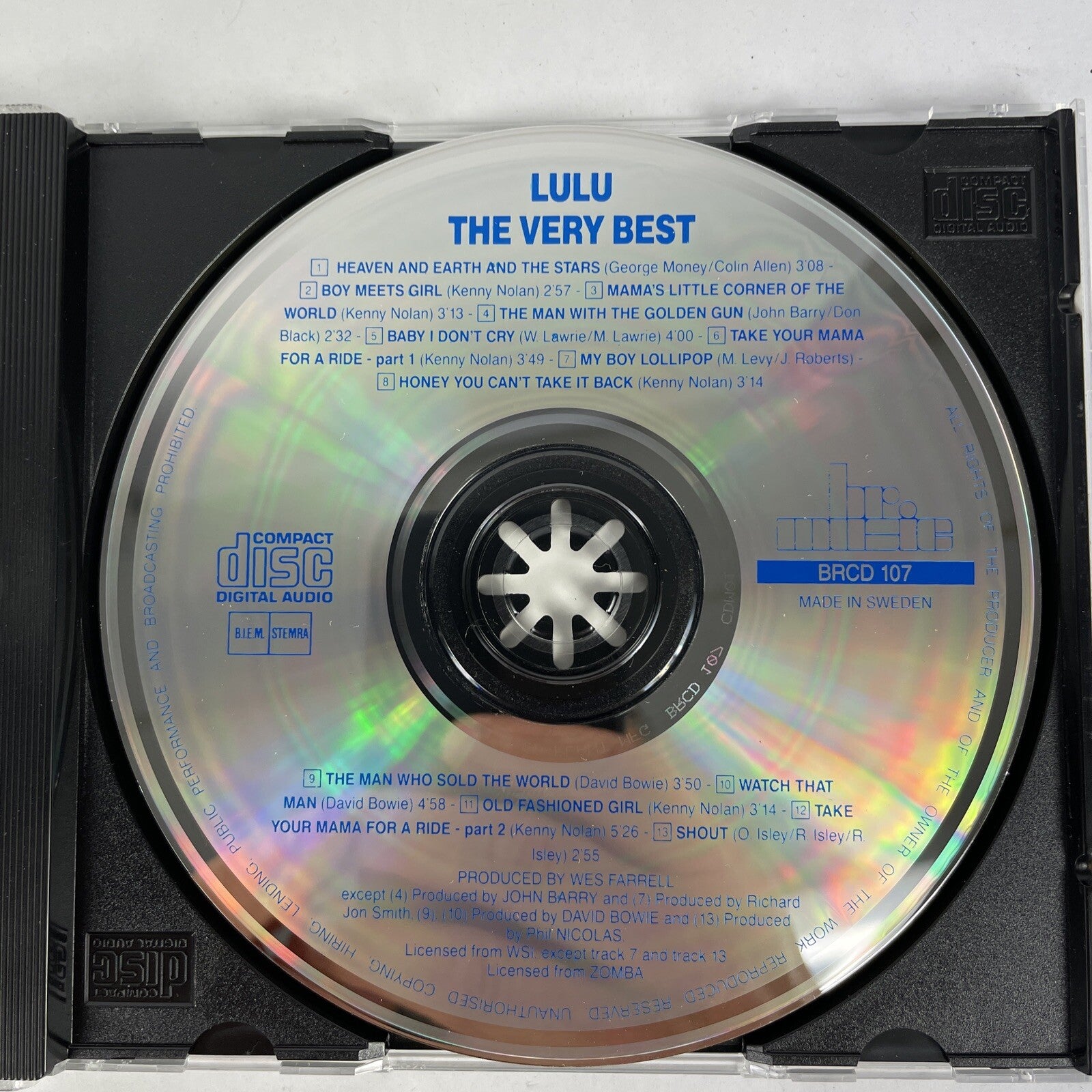 Lulu  - The Very Best Latin CD  #20 