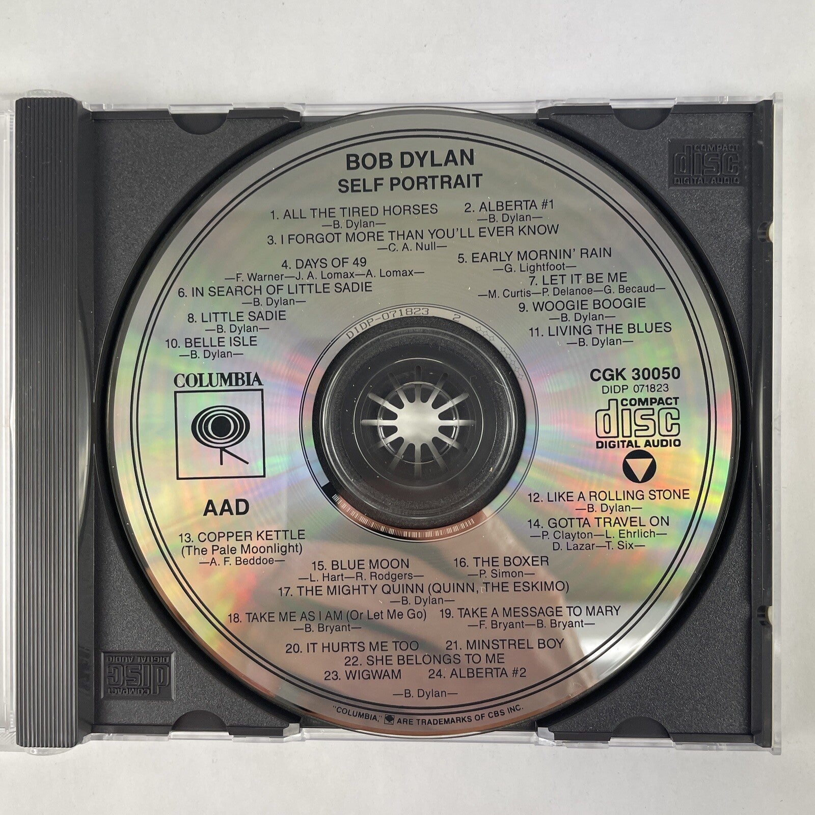 Bob Dylan - Self Portrait CD (CGK 30050)    #16