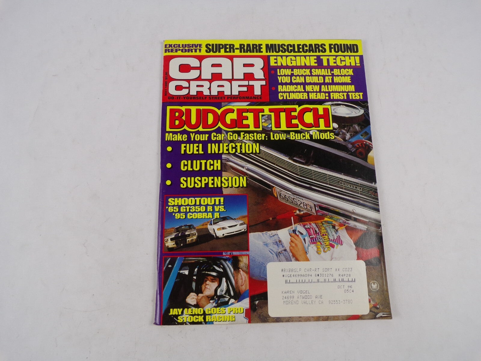 May 1995 Car Craft Budget Tech Super-Rare Musclecars Found Make Your Car Go Fste