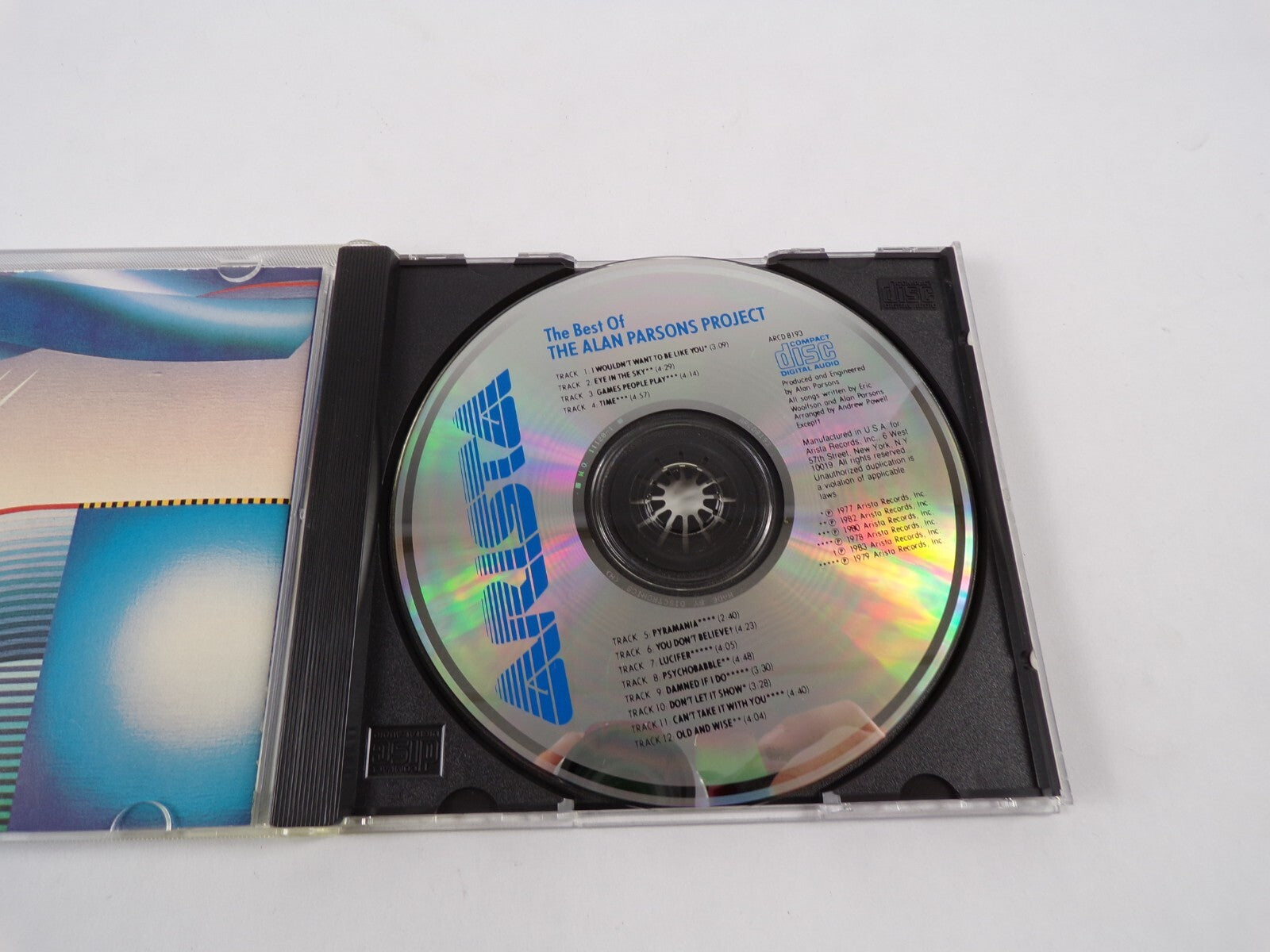 The Best Of The Alan Parasons Project I Wouldn't Want To Be Like You Eye InCD#45