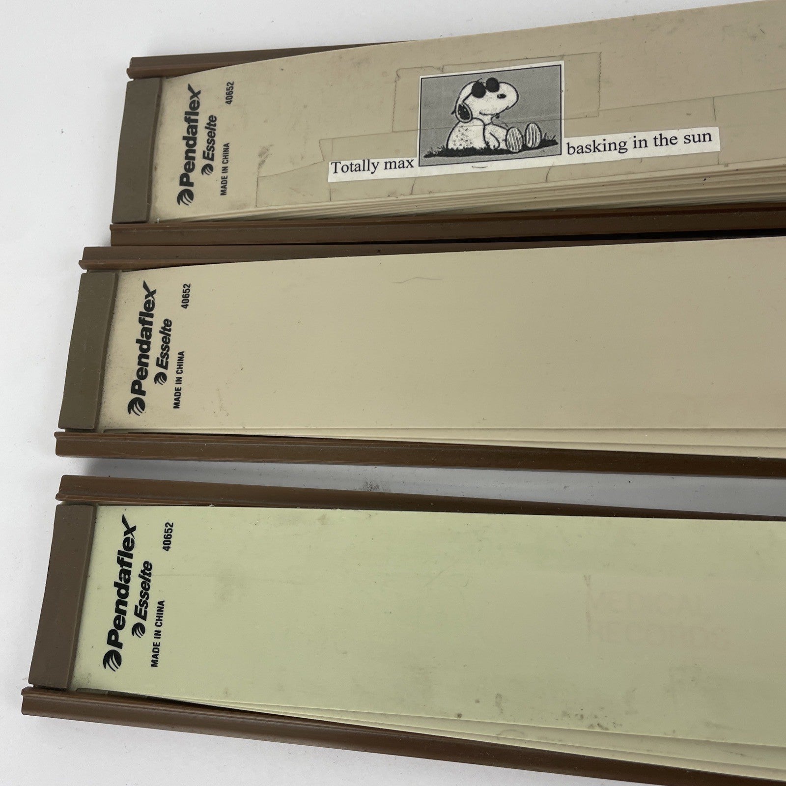Lot of 3 Pendaflex General Purpose Indexed Sorter Letter Size Plastic # 40652
