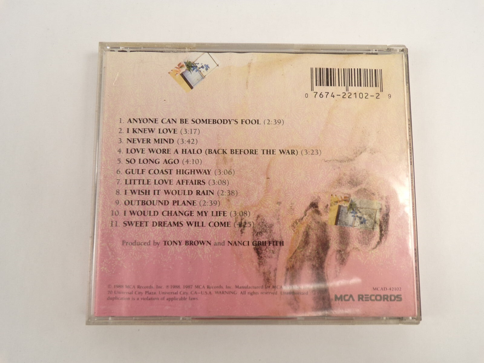 Nanci Griffith Little Love Affairs I Knew Love Never Mind So Long Ago CD#50