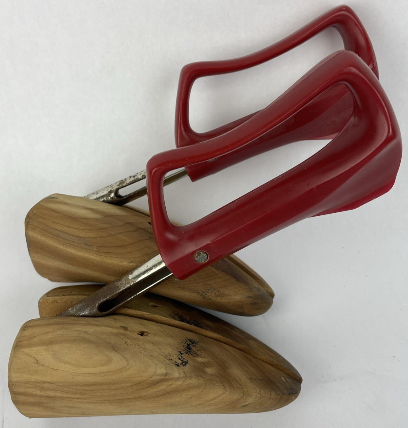 Vintage Florsheim Rochester Travel Tree Shoe Keepers Stretchers Cedar Wood #4