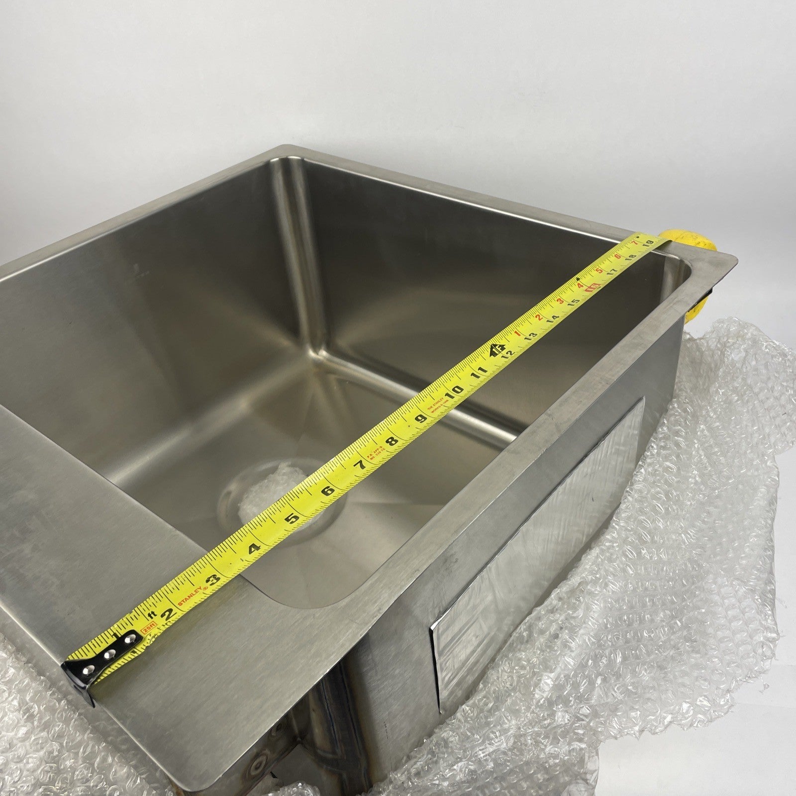 Julien Stainless steel sink w Interior Tilting Door - JUL SS03144 OD 19.5" x 20"