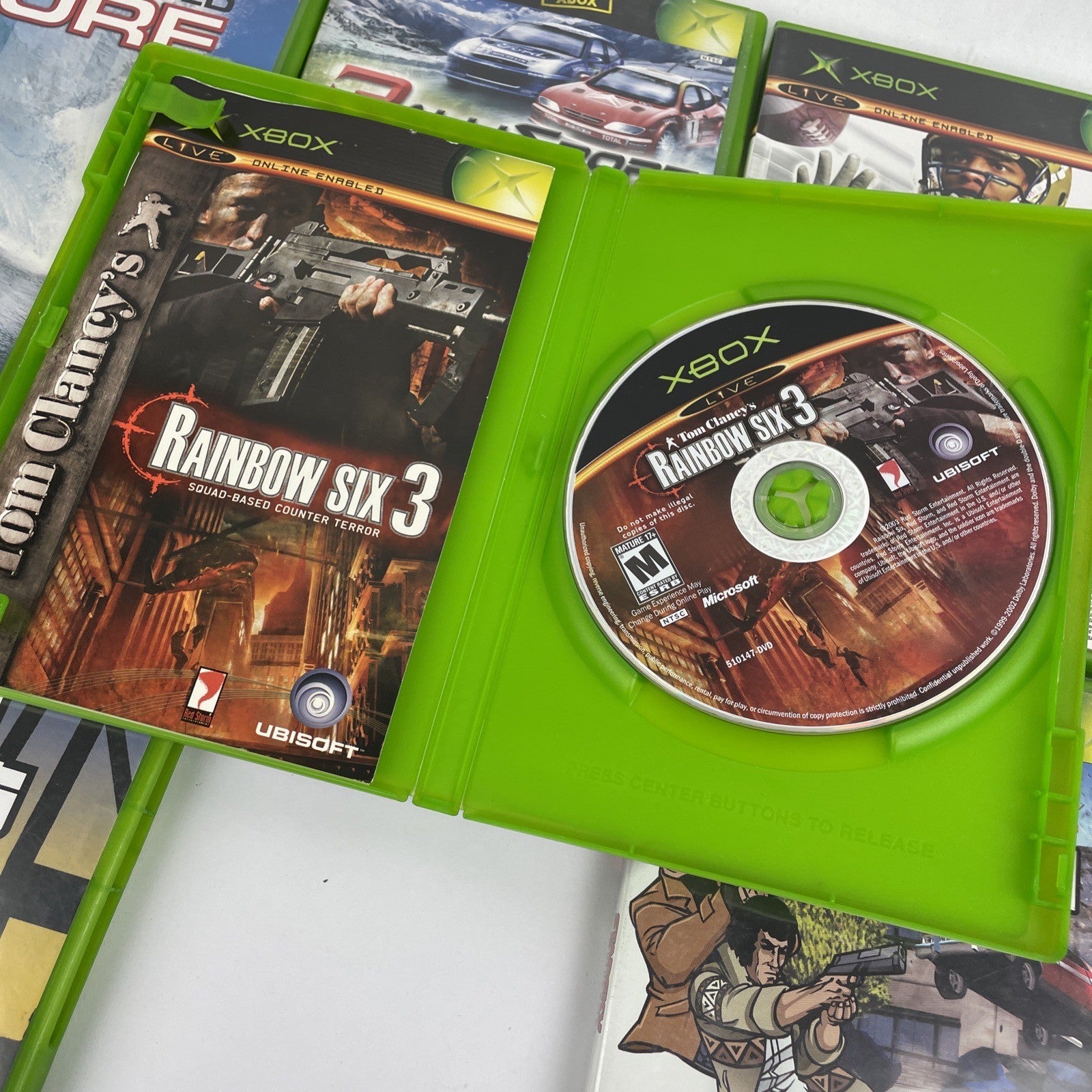X Box One Games Lot (8) NBA NCAA Football FABLE GTA III Transworld Surf Starsky