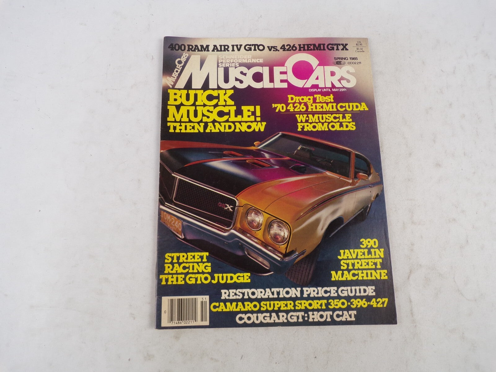 September 1985 Muscle Cars Buick Muscle!Then And Now Drag Test '70 426 Hemi Cuda