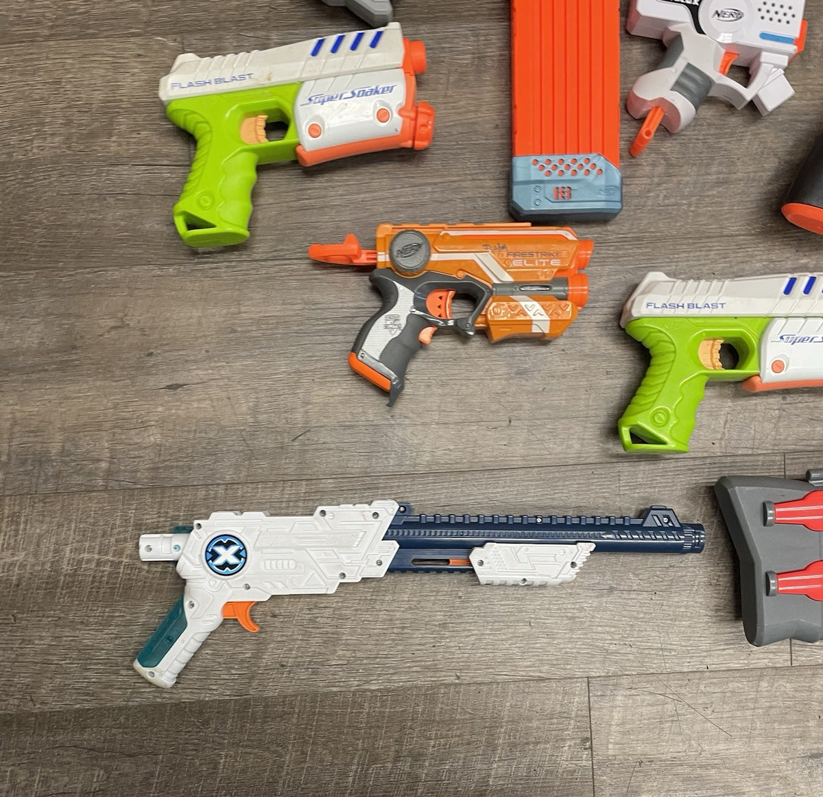 Lot of 14 : NERF Guns Lot  Fortnite Roblox Elite Nerf Huge Big Nerf Toy Lot
