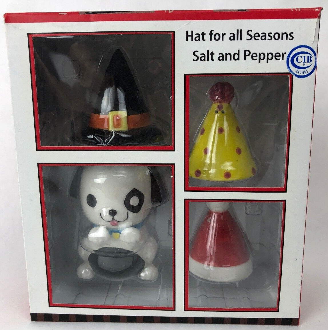 Puppy Salt & Pepper Shaker & Special Occasion Set - Christmas Halloween Party