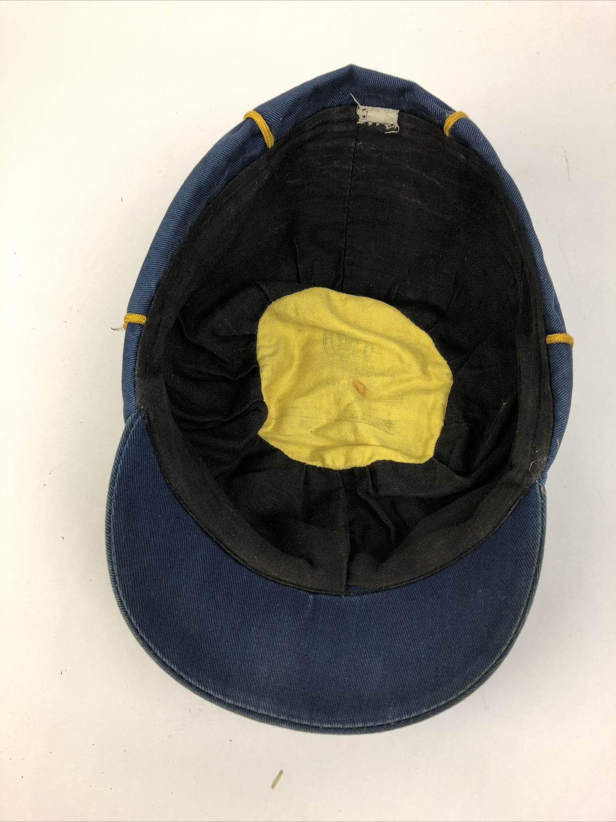 VINTAGE 60s 70s Cub Scouts BSA Blue Gold Uniform Hat Boy Scout Official Wolf Cap