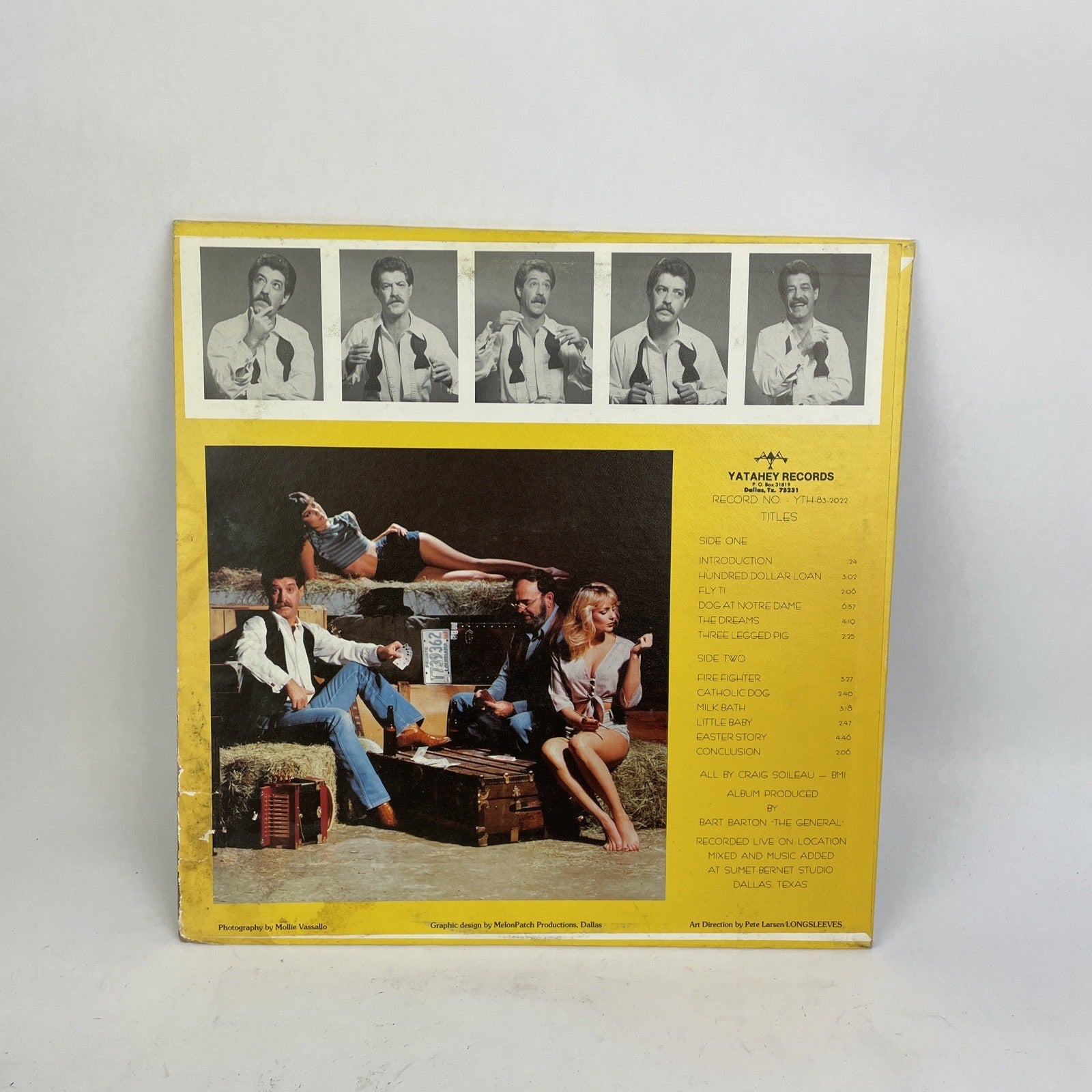 Craig Soileau *Cajun Paradise * - Stories of Babes, Booze & Bouray LP Record
