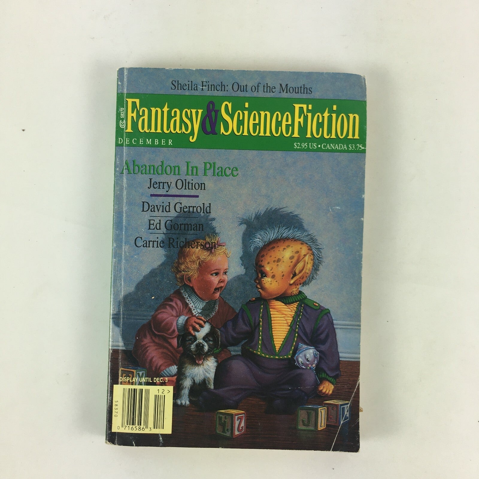 December Fantasy & Science Fiction Abandon In Place Jerry Oltion David Gerrold