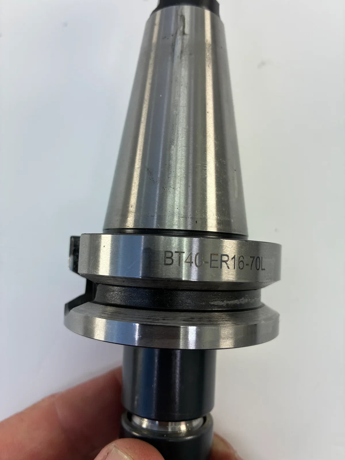 BT40 ER16-70L CNC Collet Chuck Tool Holder with Pull Stud and Cutting Tool