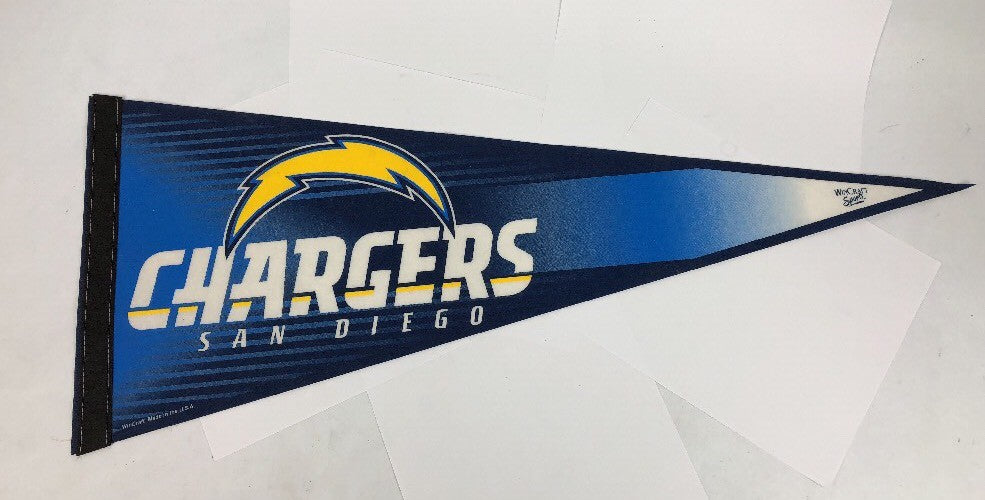 Vintage Wincraft San Diego Chargers Pennant Banner  Get It While You Can La Fans