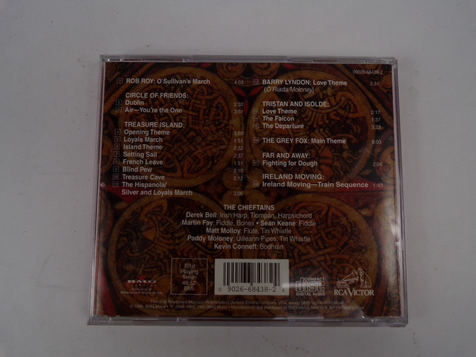 The Chieftains Film Cuts Circles Of Friends CD#38