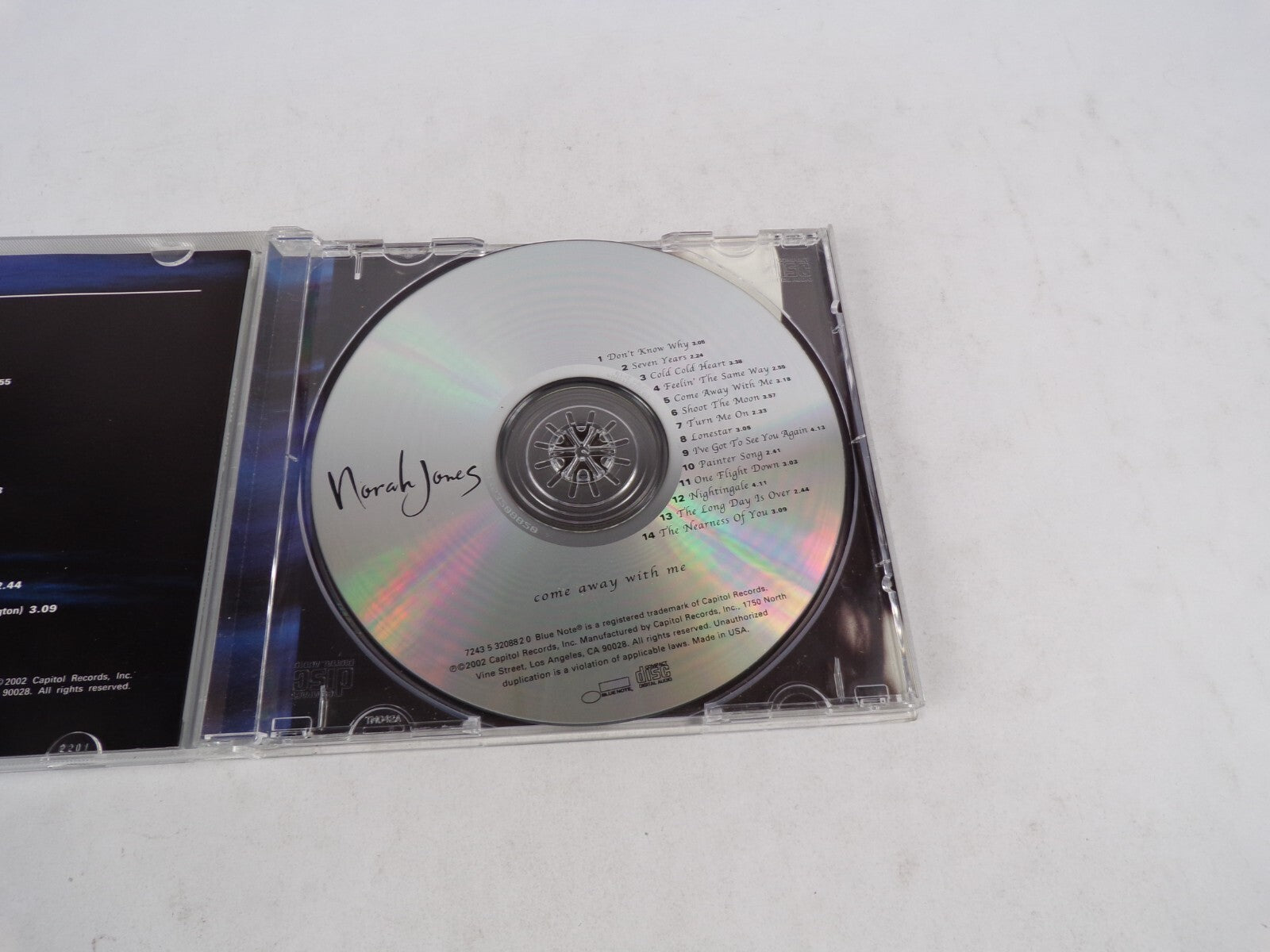 Norah Jones Come Away With Me Dont Knew Why Seven Years Cold Cold Heart CD#54