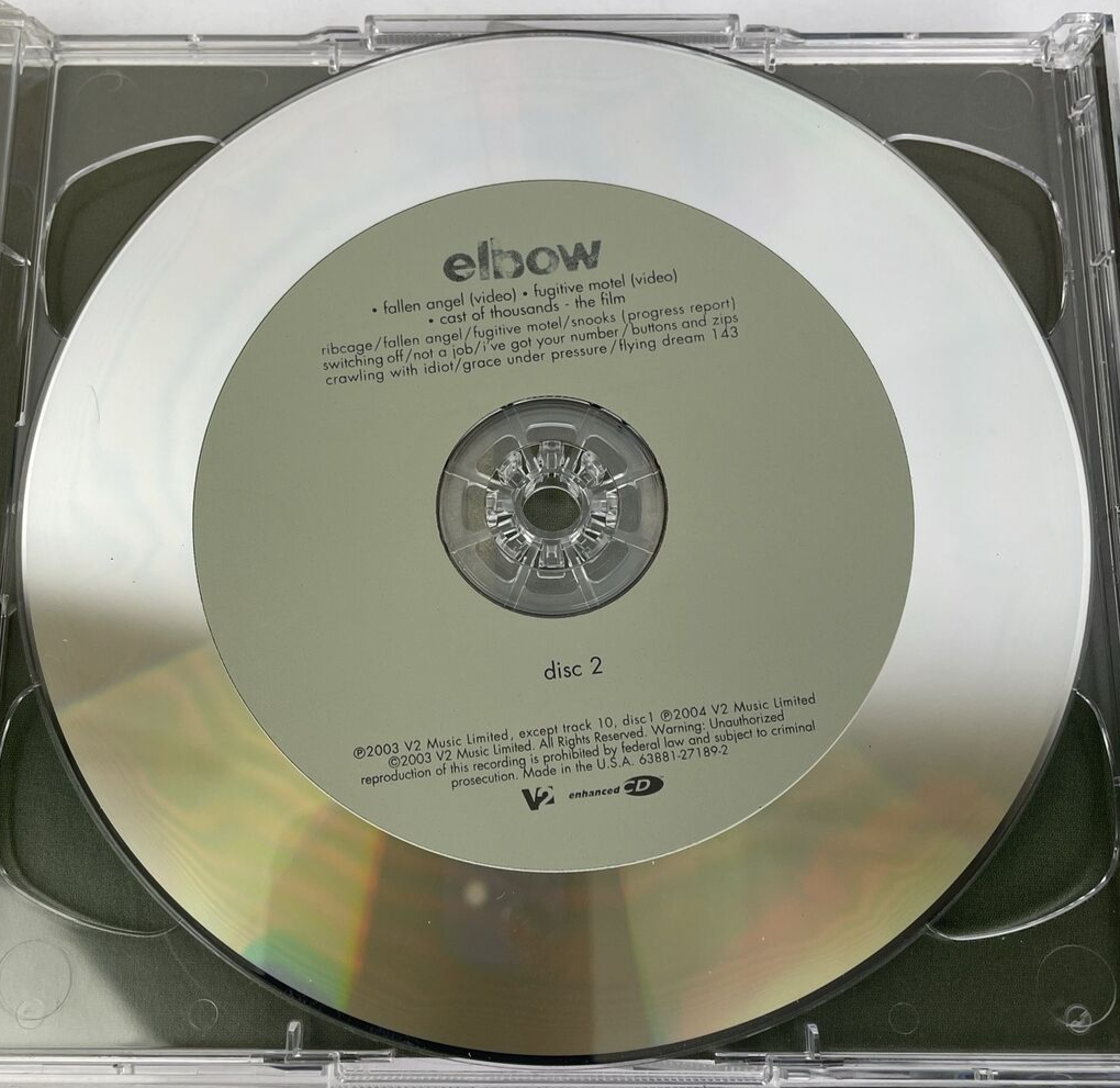 2 x ELBOW Digital Audio Cd - Asleep in the Back 2001 - Cast of Thousands 2004