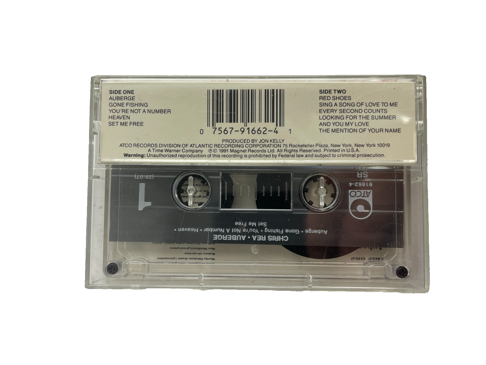 Auberge Chris Rea Gone Fishing Heaven Set Me Free Red Shoes #Cassette