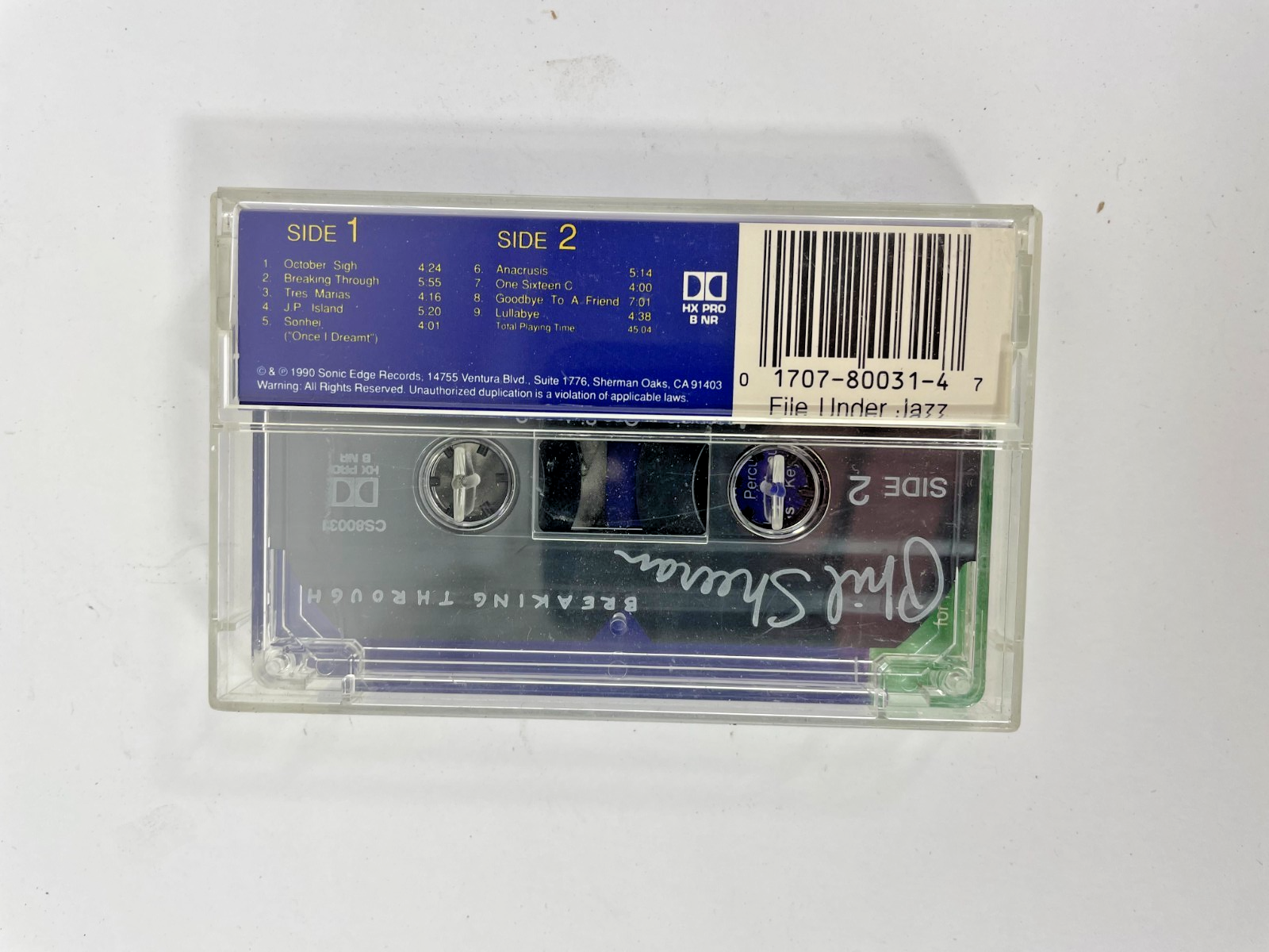 Phil Sheeran – Breaking Through Breaking Through October Sigh Sonhei #Cassette