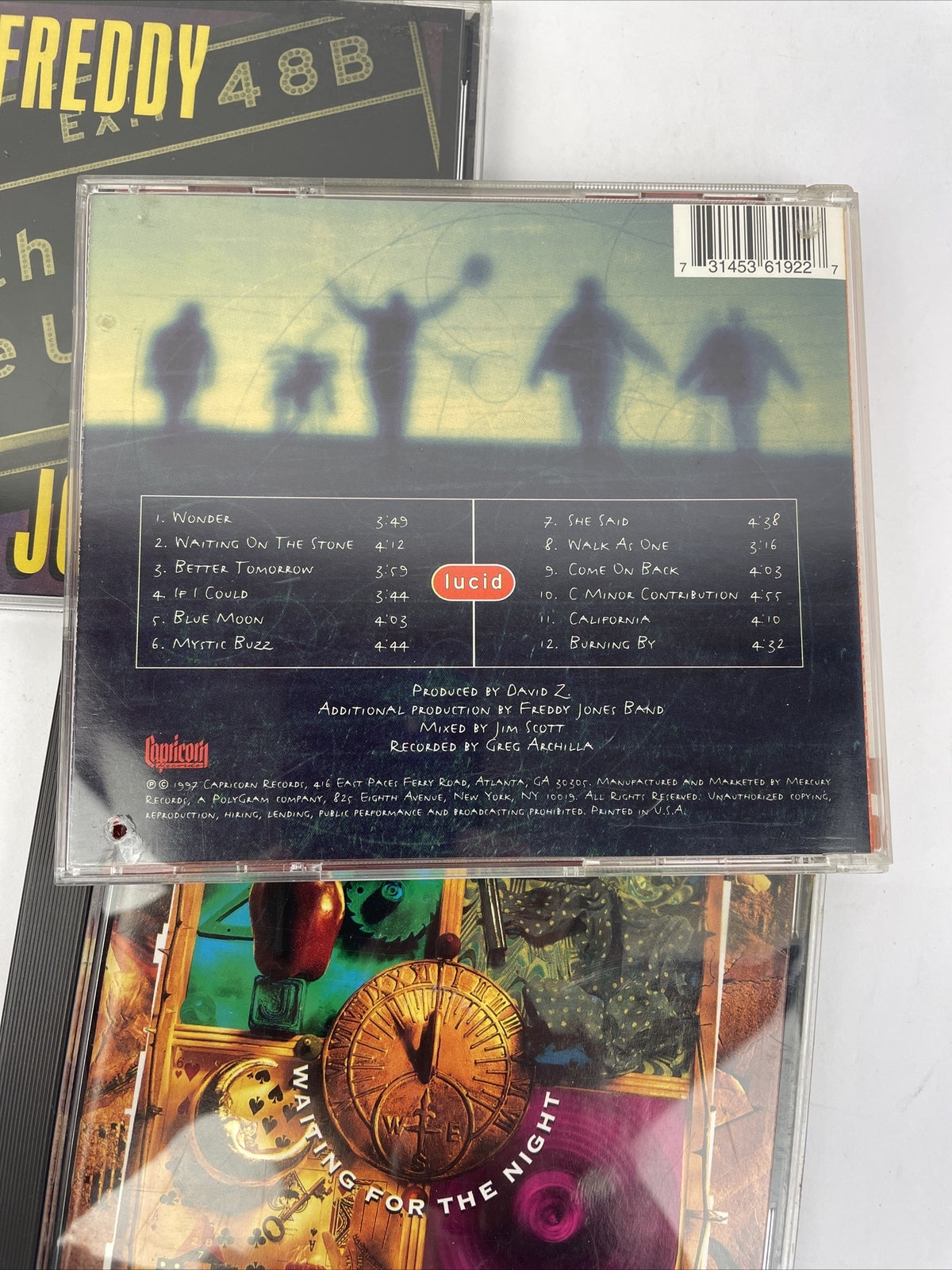 The Freddy Jones Band CD Lot Waiting For The Night North Ave Wake Up Call lucid