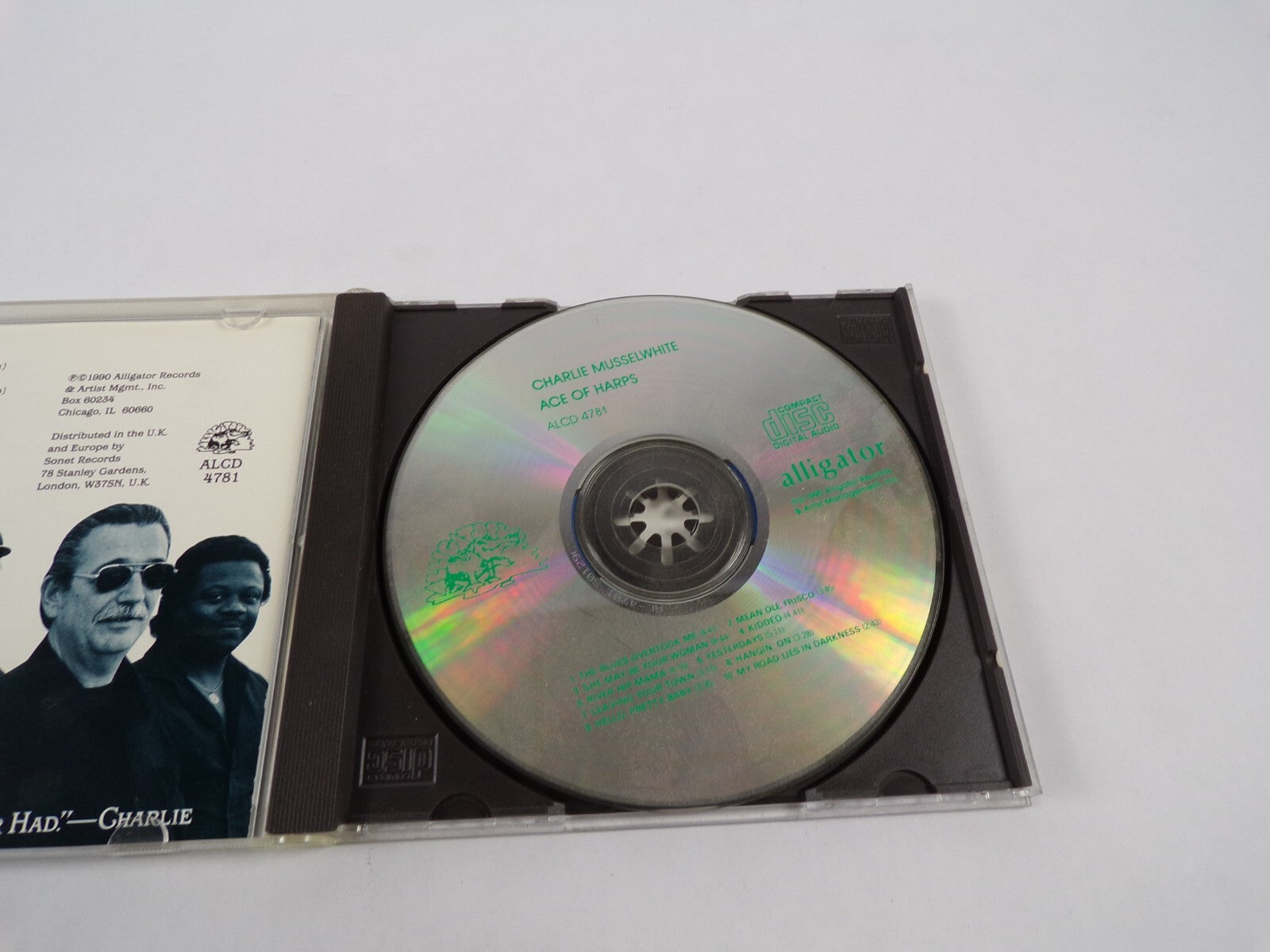 Charlie Mussel White Ace Harps The Blues Overtook Me Kiddeo Yesyerdays CD#47