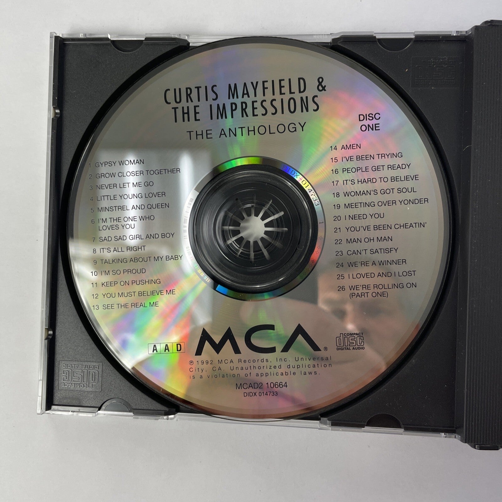 Curtis Mayfield - Anthology CD 2 Disc  #23 