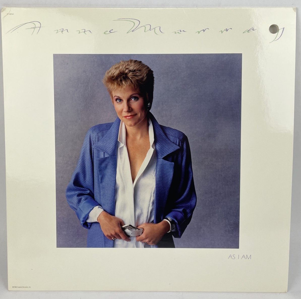 Anne Murray Vinyl LP Album As I Am 1988 R100592 Capitol Records Promo Copy