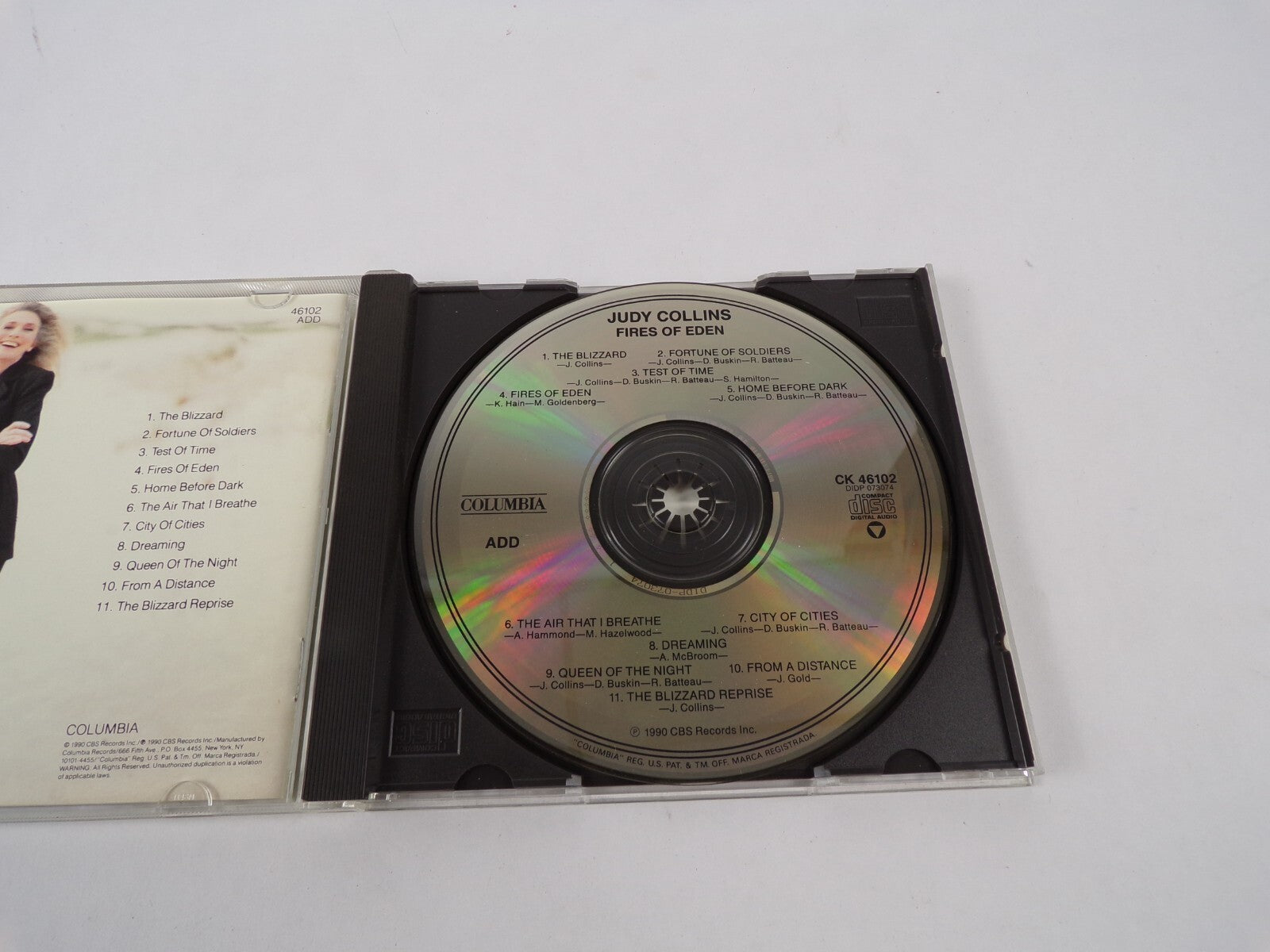 Judy Collins Fires Of Eden The Bizzard Fortune Of Soldiers Test Of Time CD#27