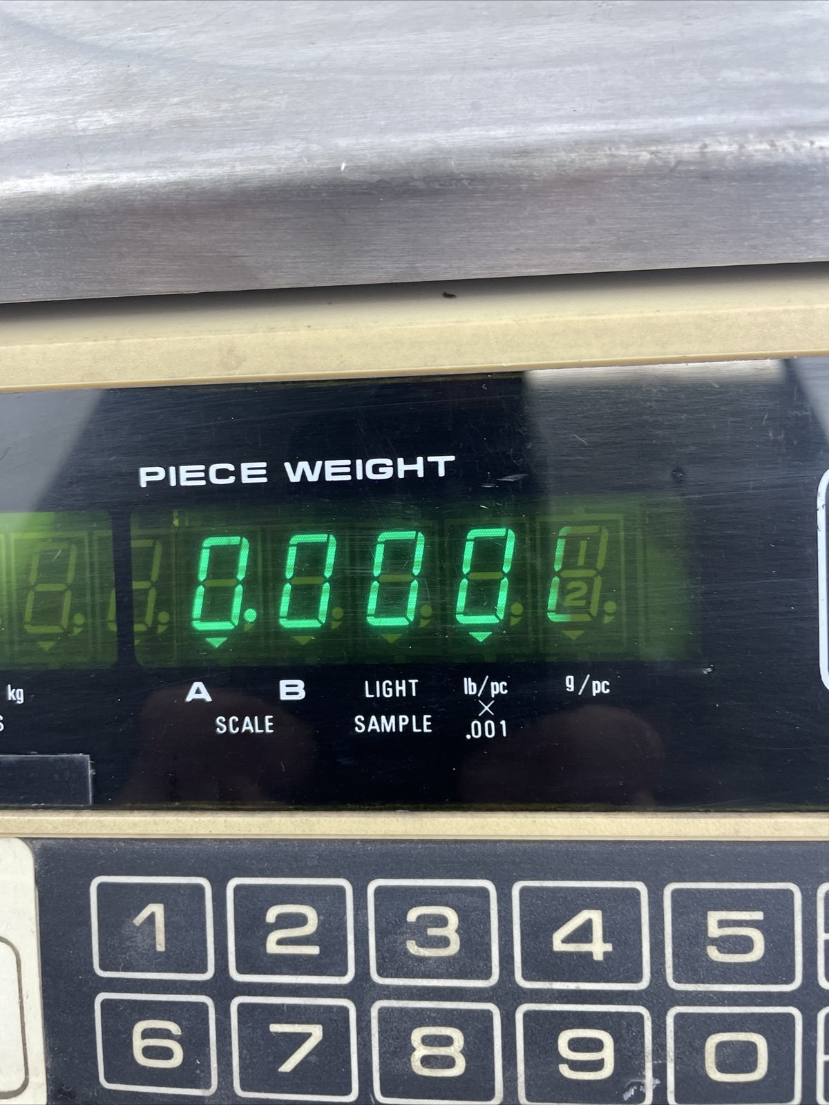 Fairbanks Electronic Counting Scale Model 45-7015 Nominal Capacity 100 x .05 lbs