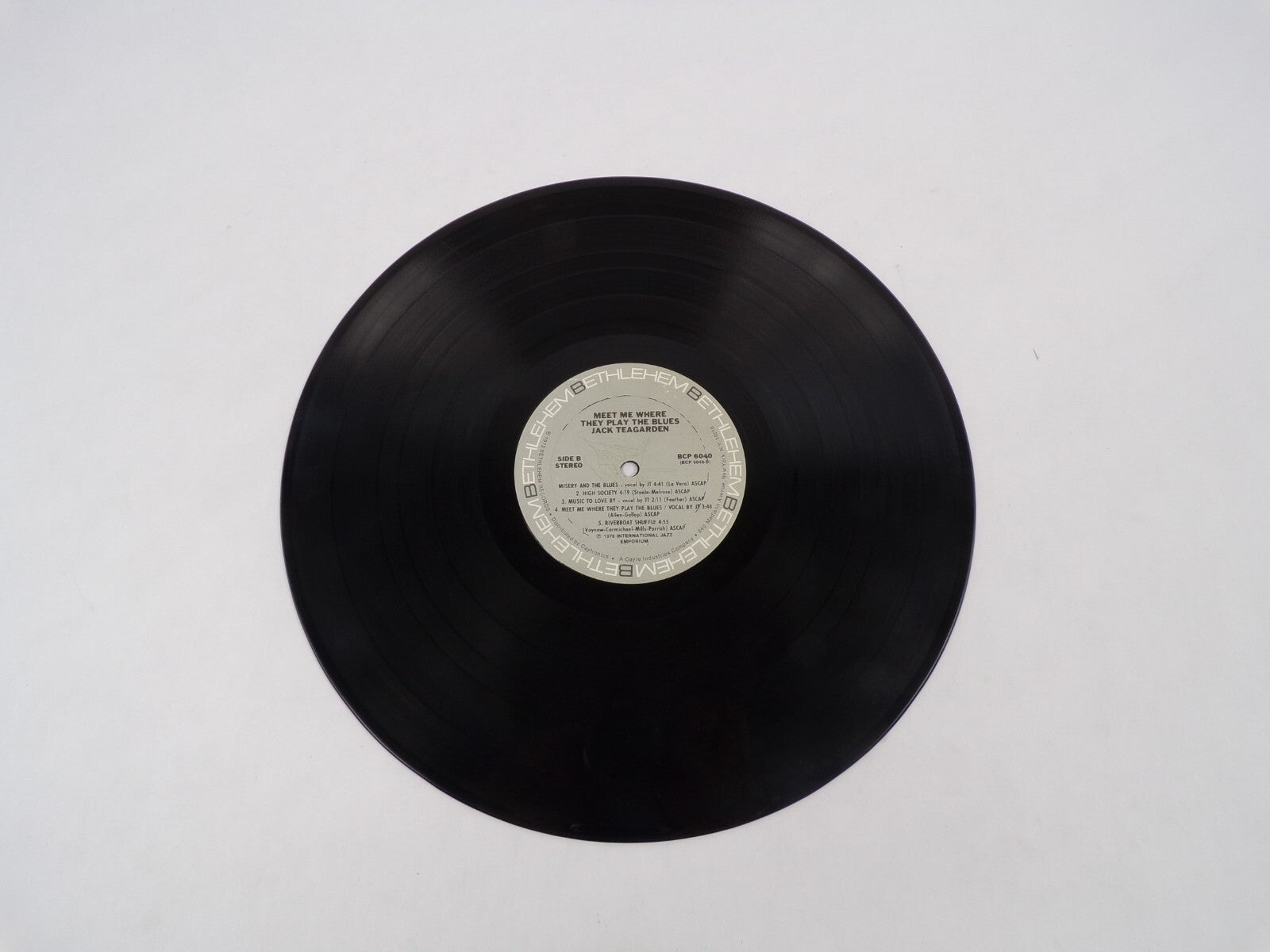 Meet Me Where They Play The Blues Jack Teagarden Eccentric Vinyl Record