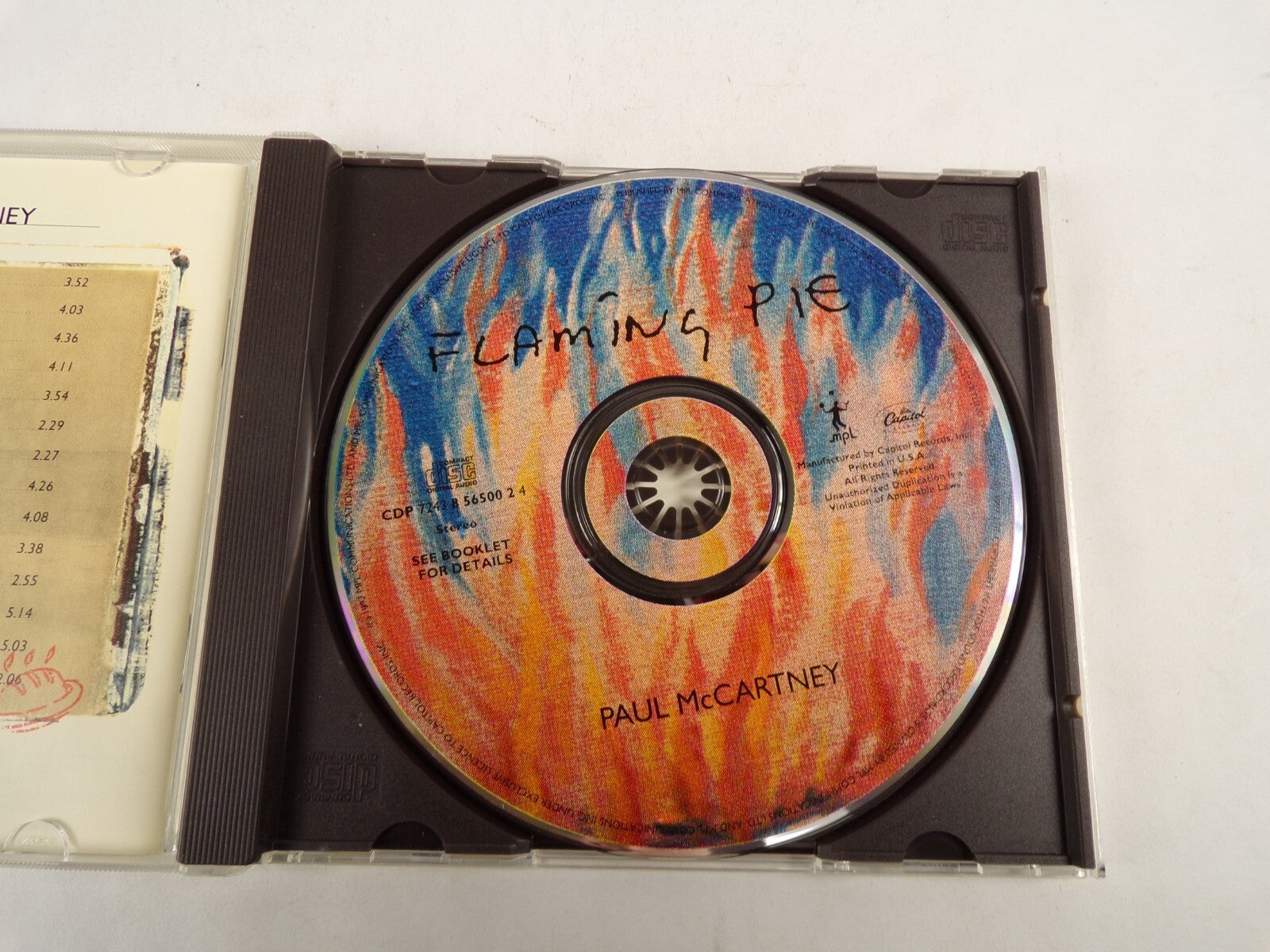 Flaming Pie Paul McCartney The Song We Were Singing - The World Tonighc CD#53