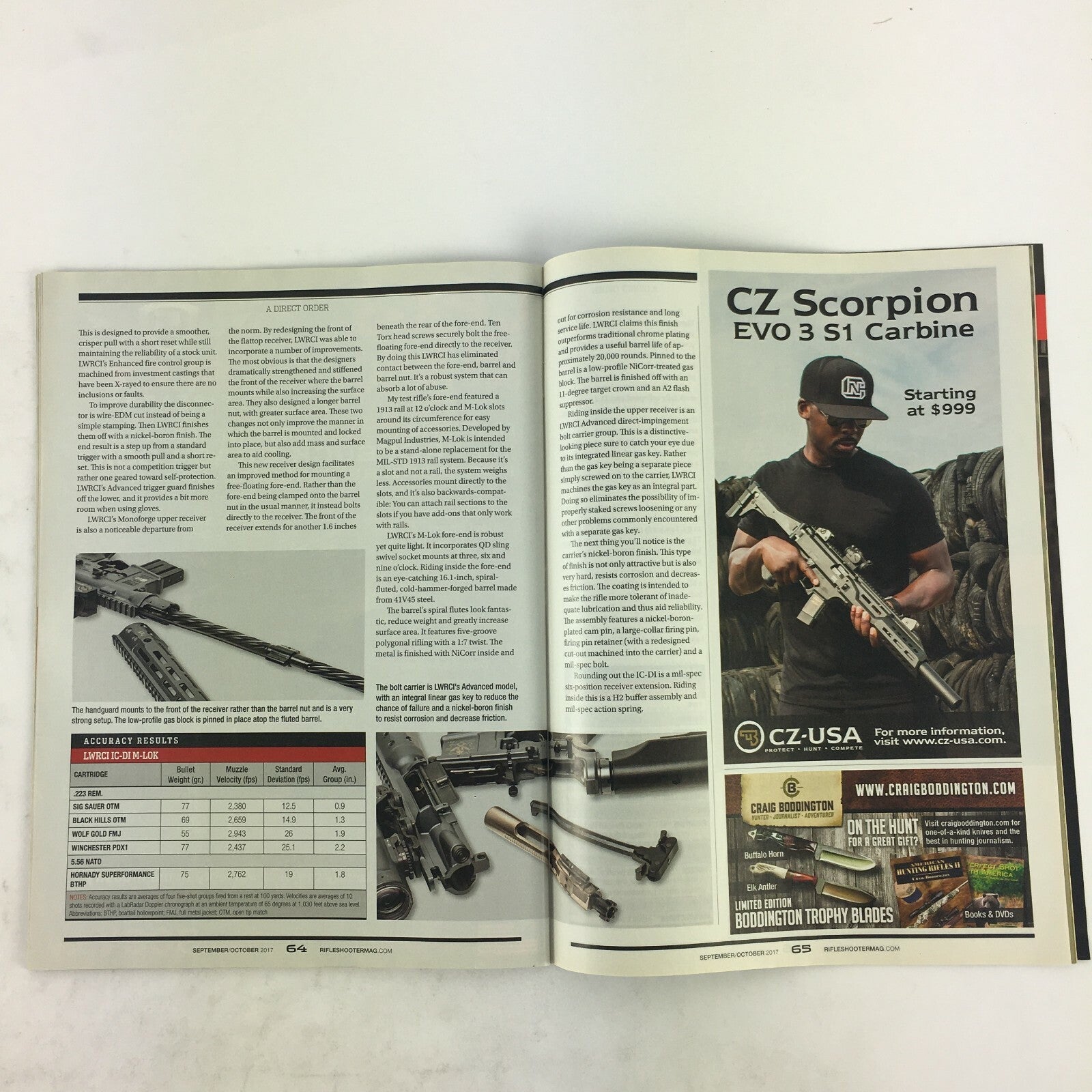 September 2017 Rifle Shooter Magazine Hunting Rilfe Roundup 2017 Nosler Model 48