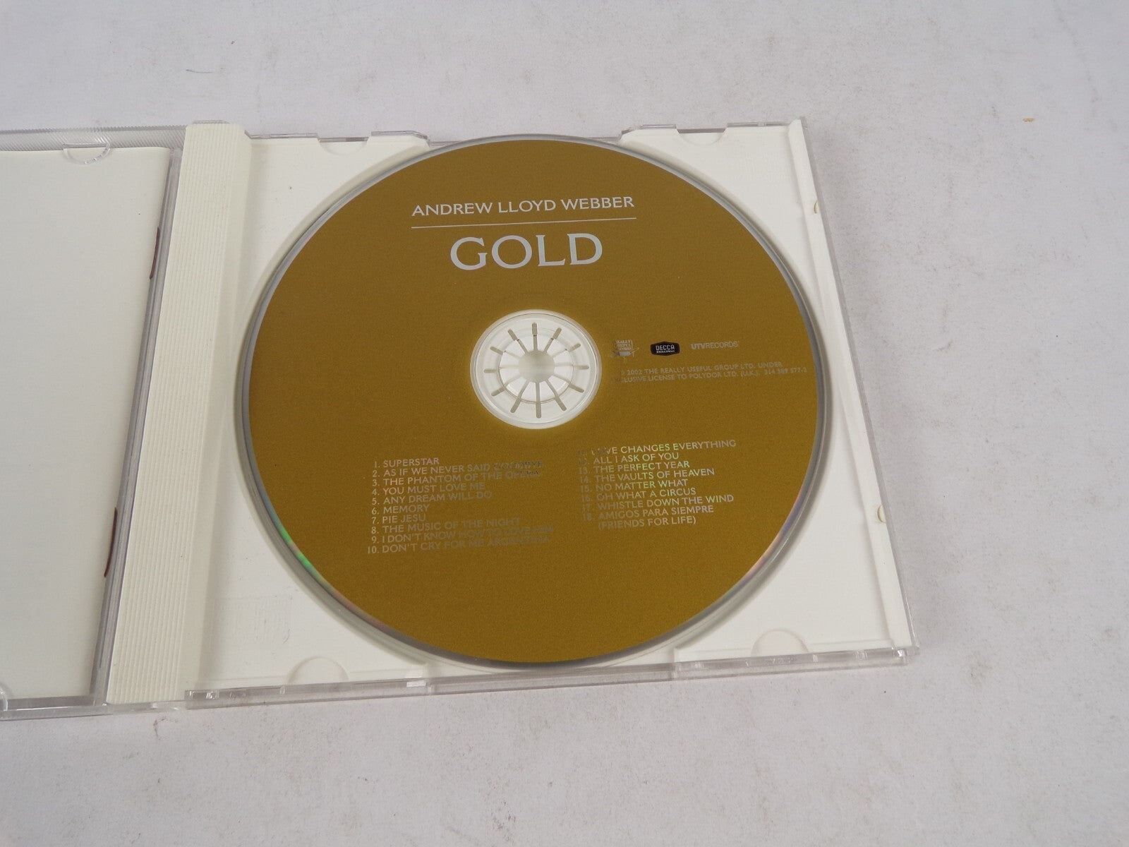 Andrew Lloyd Webber Superstar You Must Love Me Modonna Pie Jesu CD#55