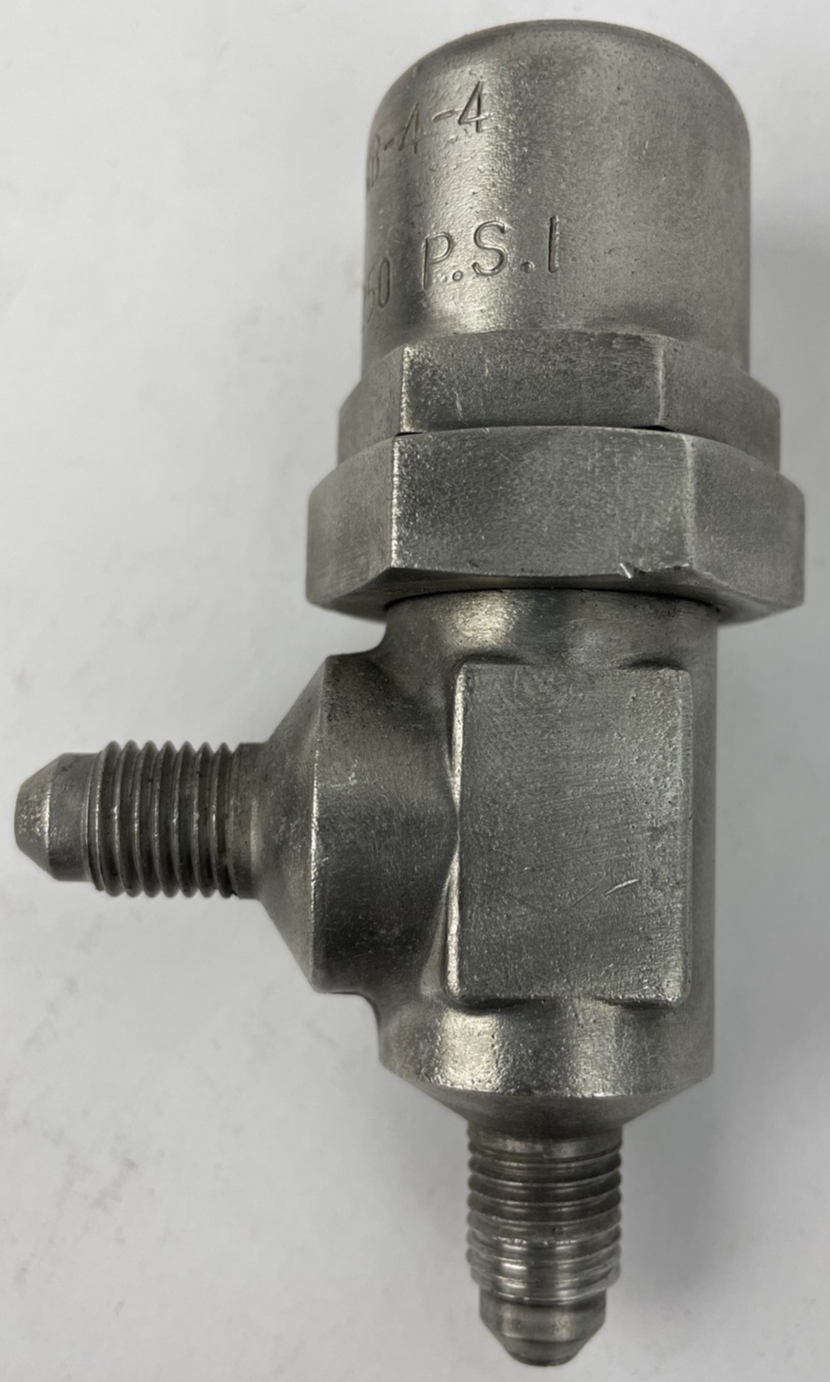 Republic MFG Pop Off Valve MODEL # 629XB-4-4 Range 115 - 250 PSI