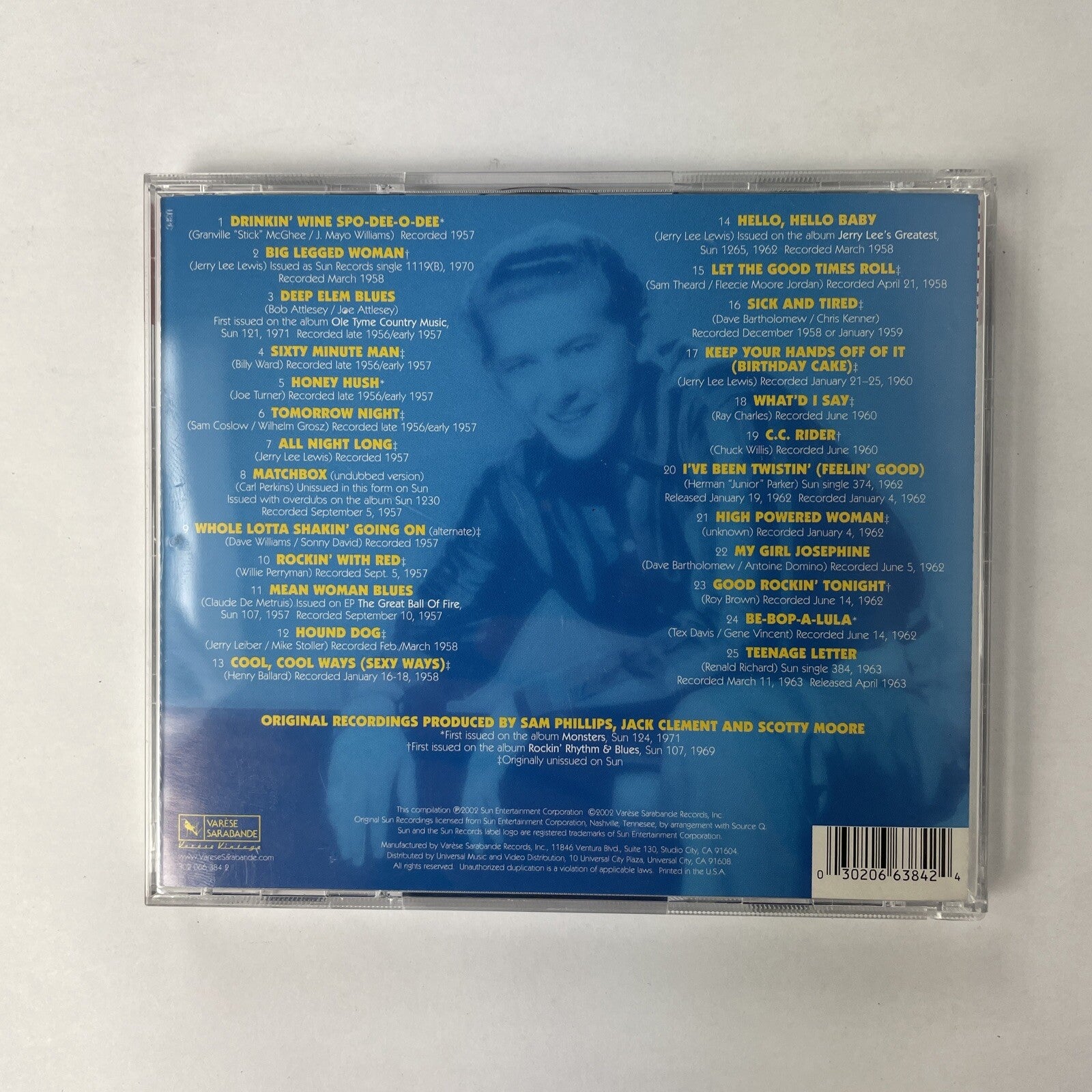 Jerry Lee Lewis - Rockin' the Blues CD  #23 