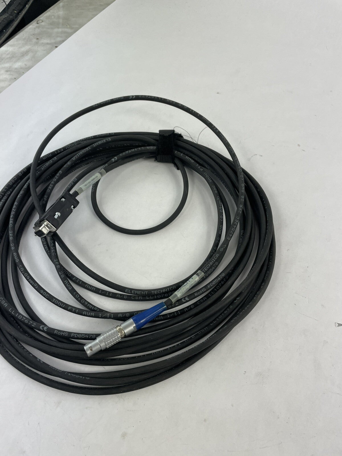 Elements' Technica 3ality Command Cable 30’ ft  232 10-pin to DB-9
