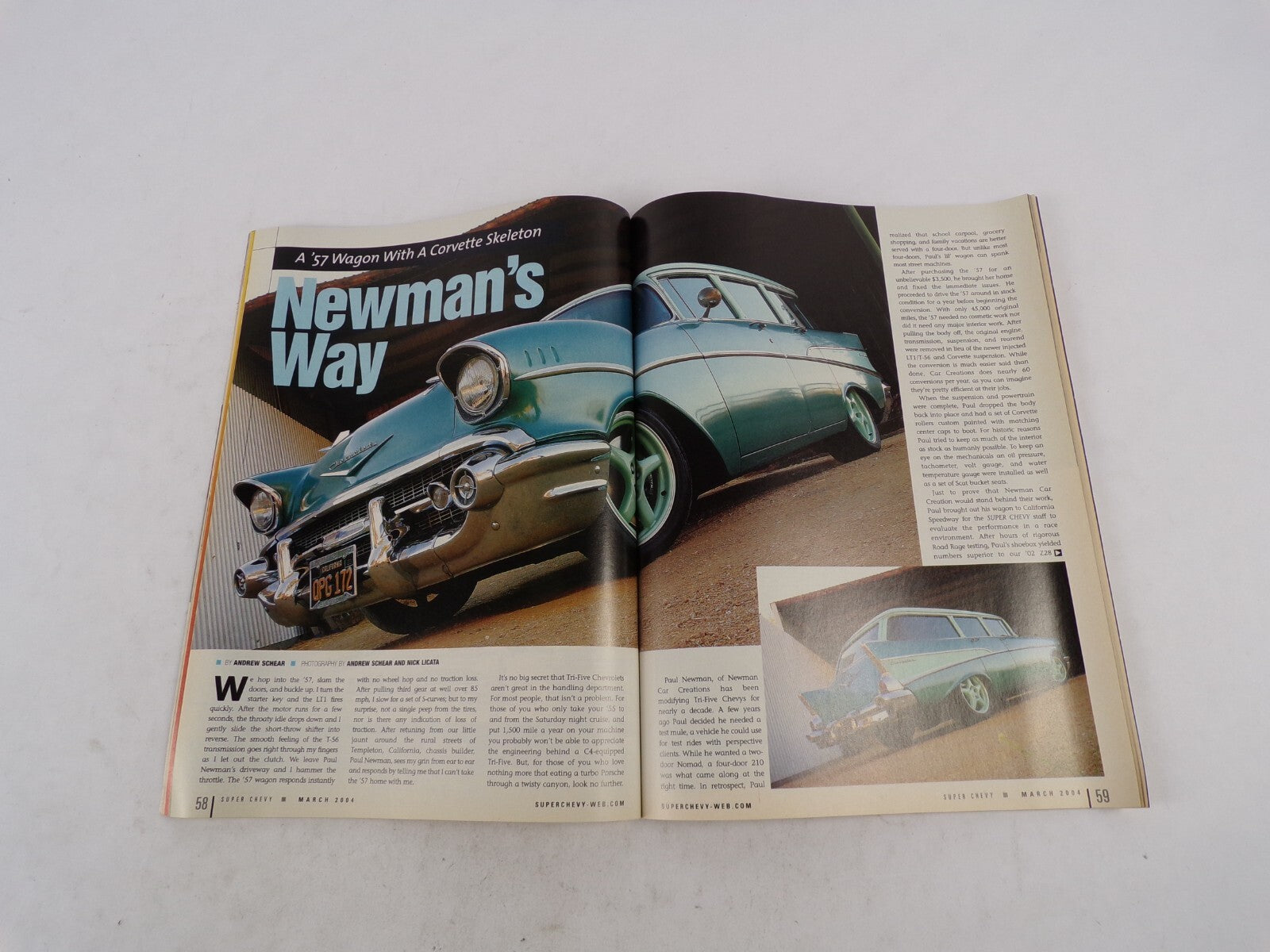 March 2004 Super Chevy Absolute Street Performance! Morrison GT '55 Part 3 Split