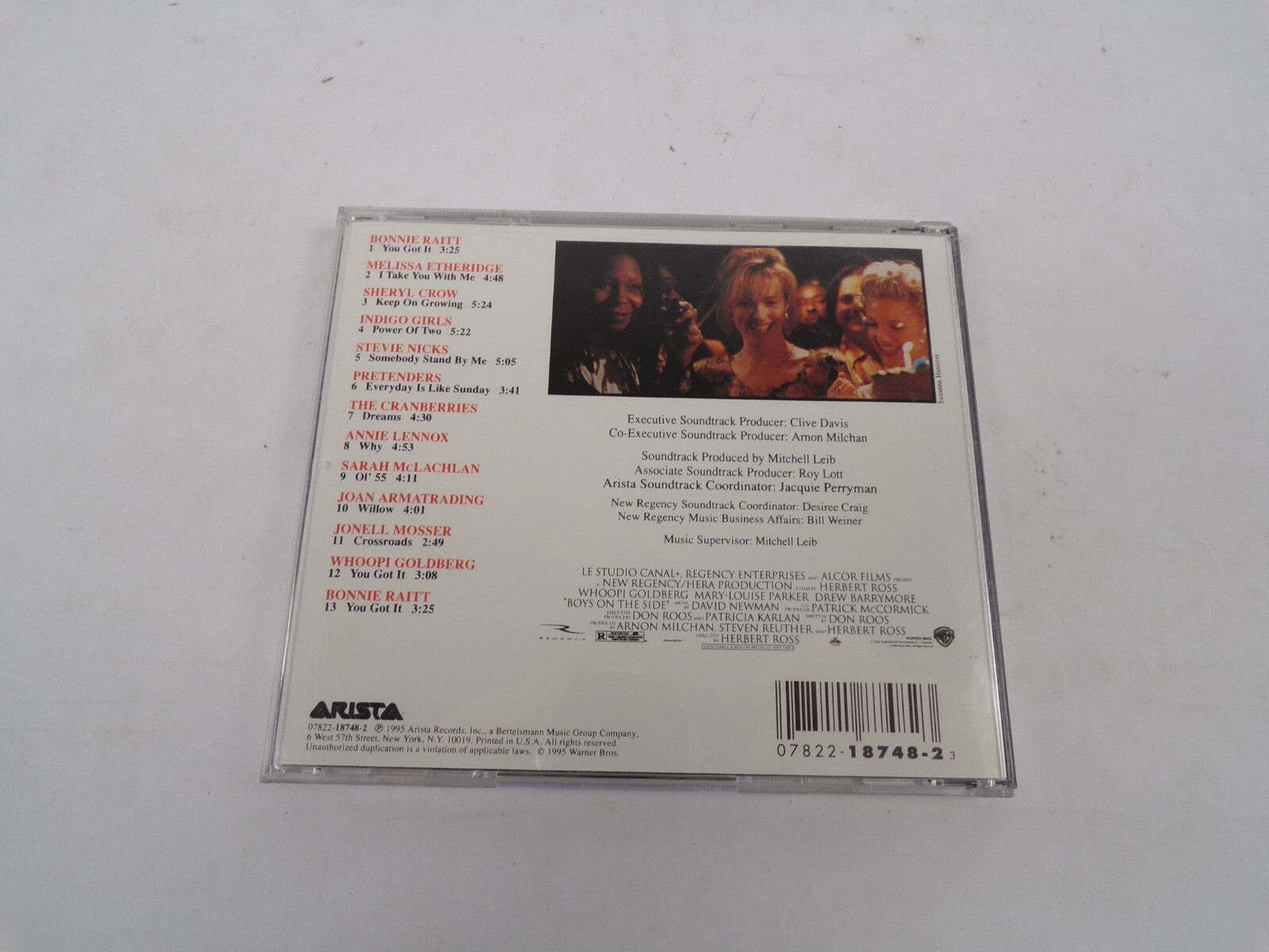 Boys On The Side Bonnie Raitt Melissa Etheridge Sheryl Crow Indigo Girls CD#25